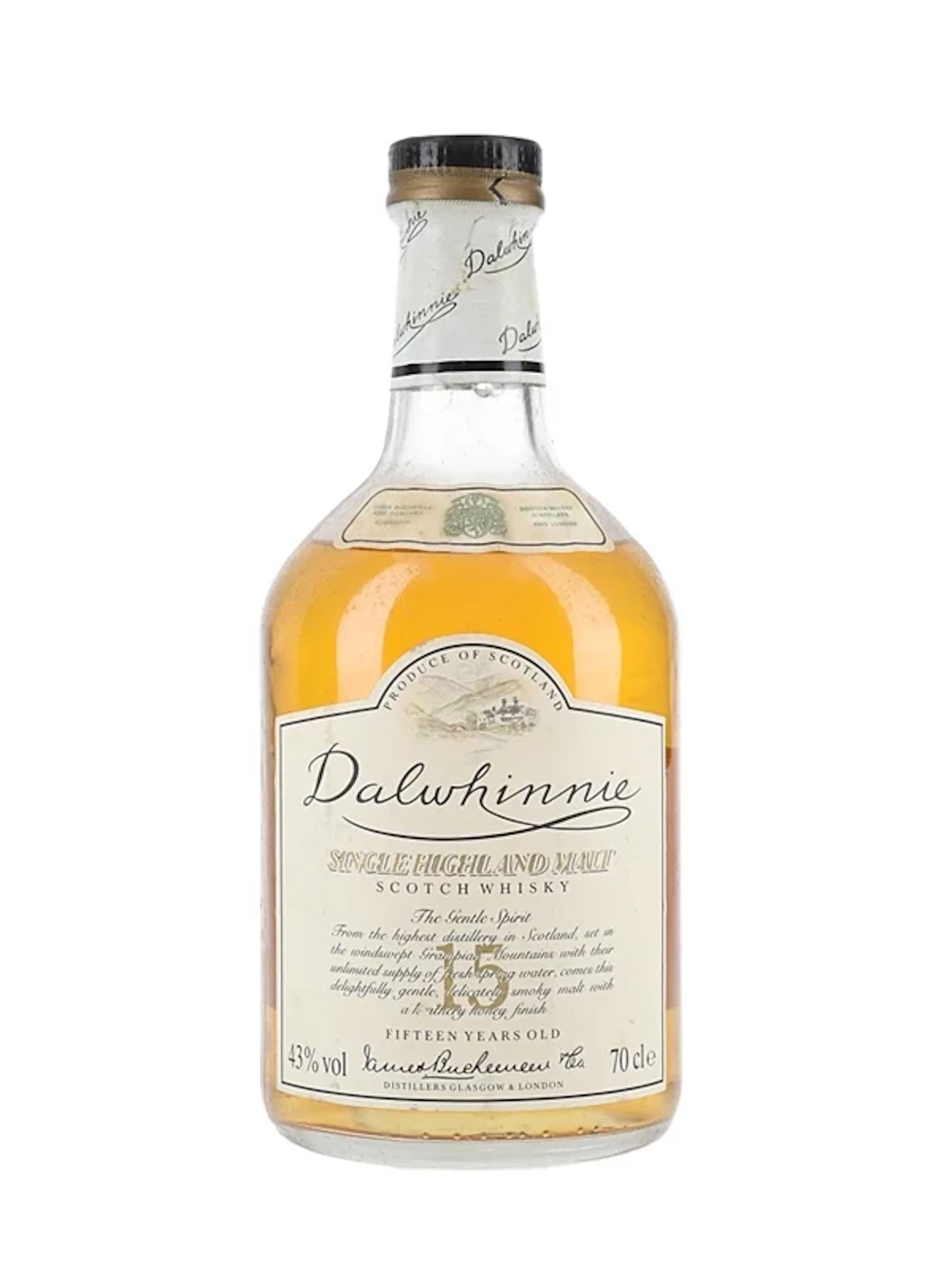 Dalwhinnie 15 Year Old Bottled 1990s 70cl / 43%