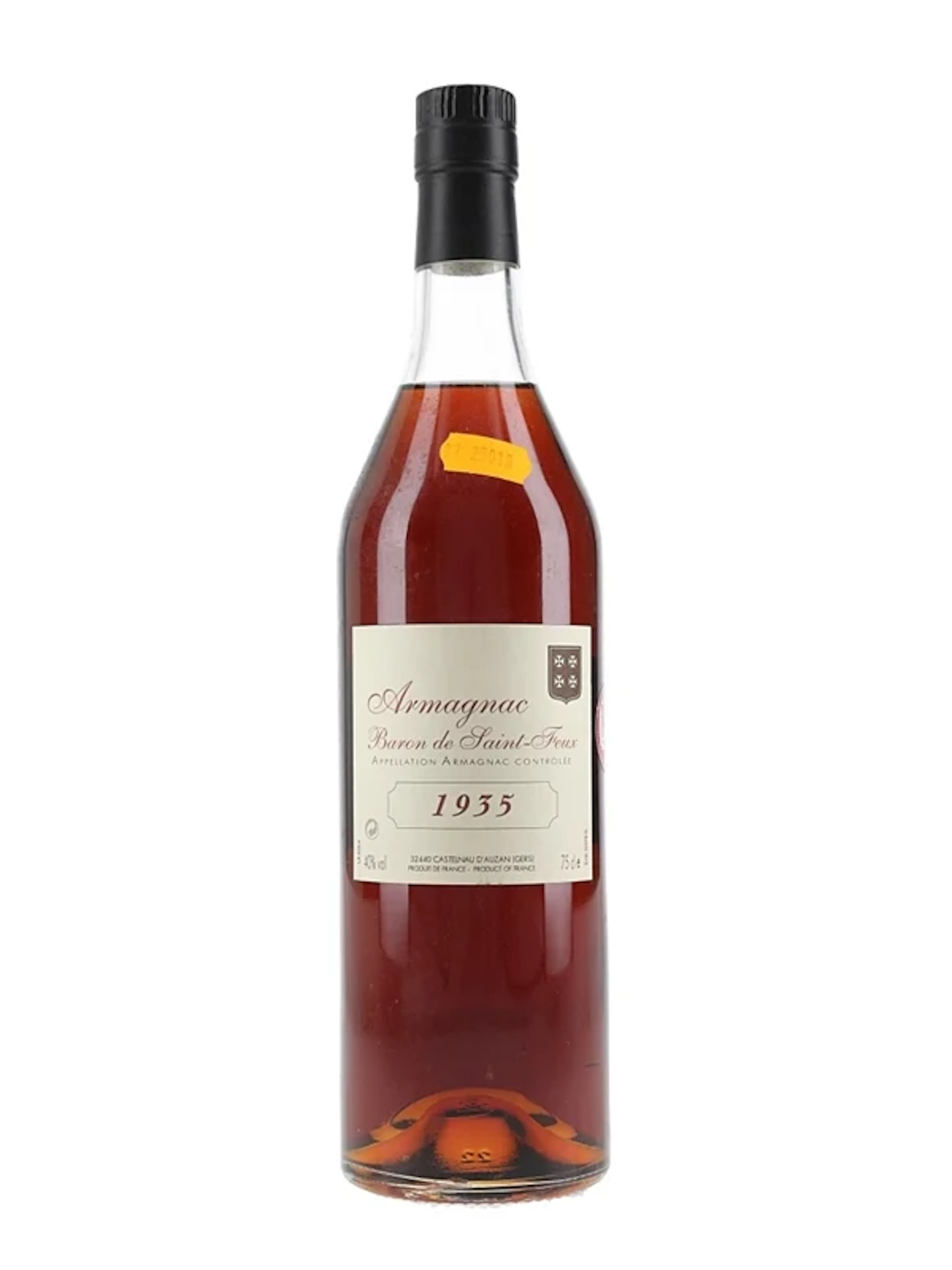 Baron de Saint-Feux 1935 Bas Armagnac Bottled 2007 75cl / 40%