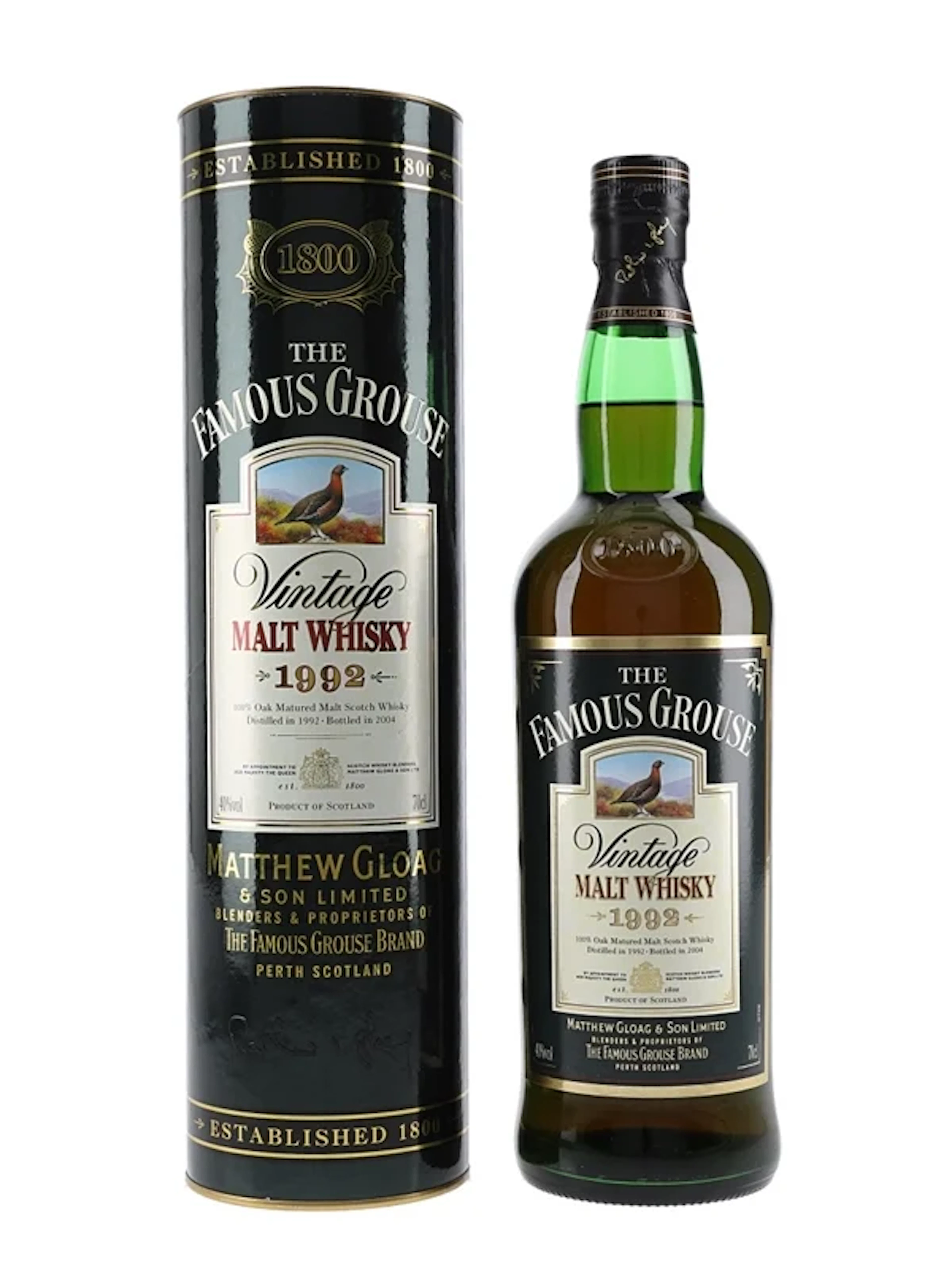 The Famous Grouse Vintage 1992 Bottled 2004 70cl / 40%