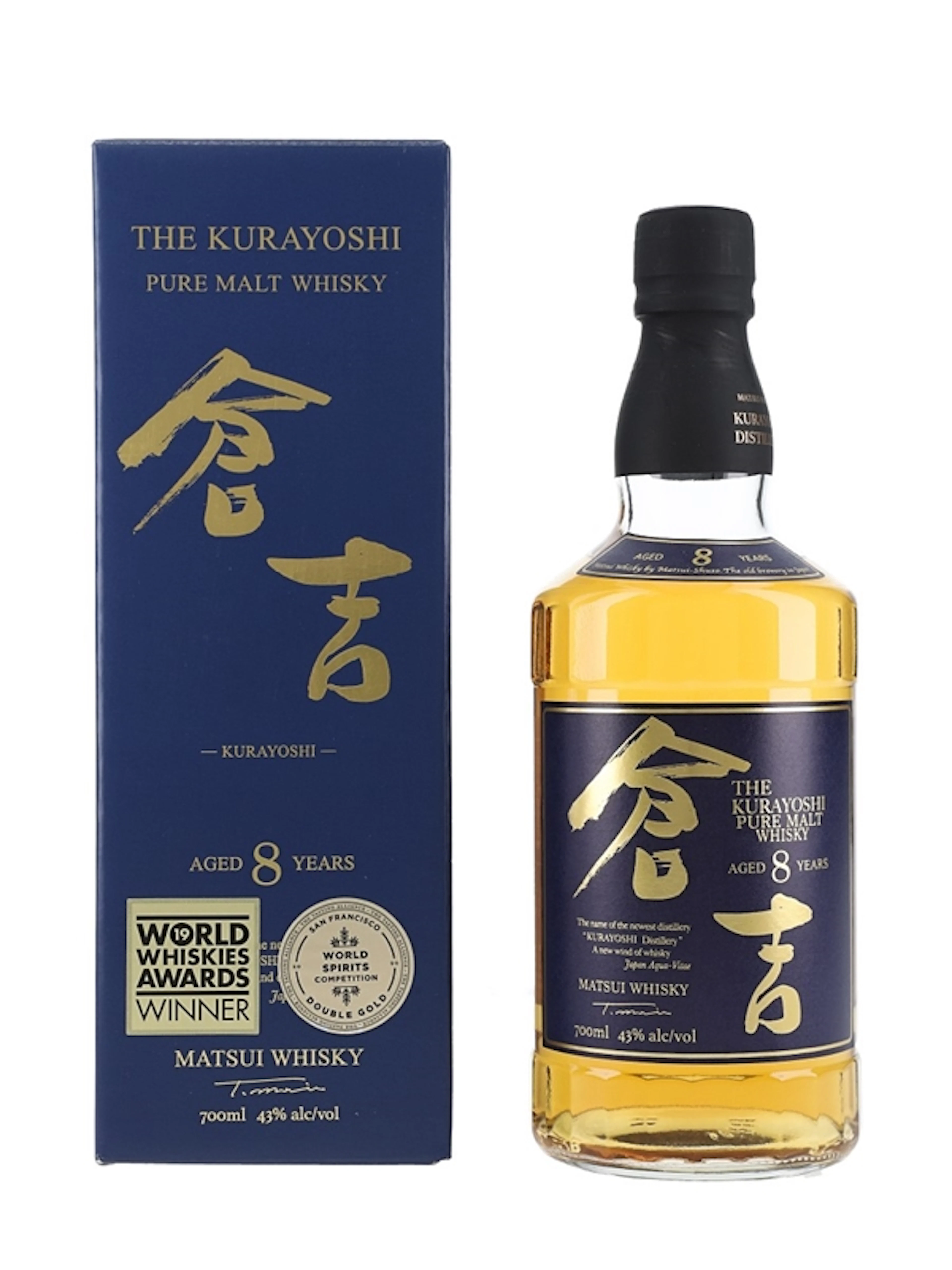 Kurayoshi 8 Year Old Matsui Whisky 70cl / 43%
