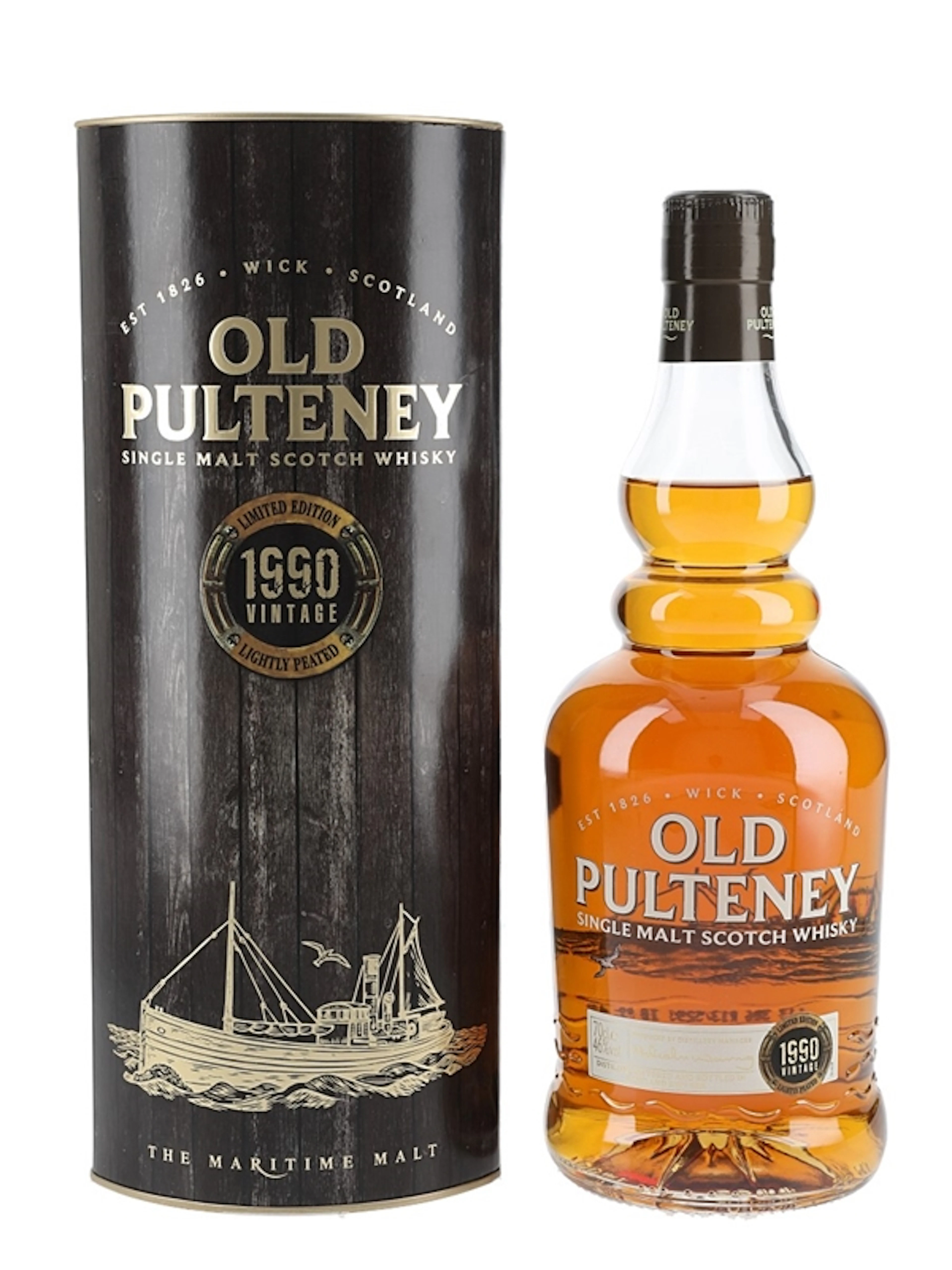 Old Pulteney 1990 Lightly Peated 70cl / 46%