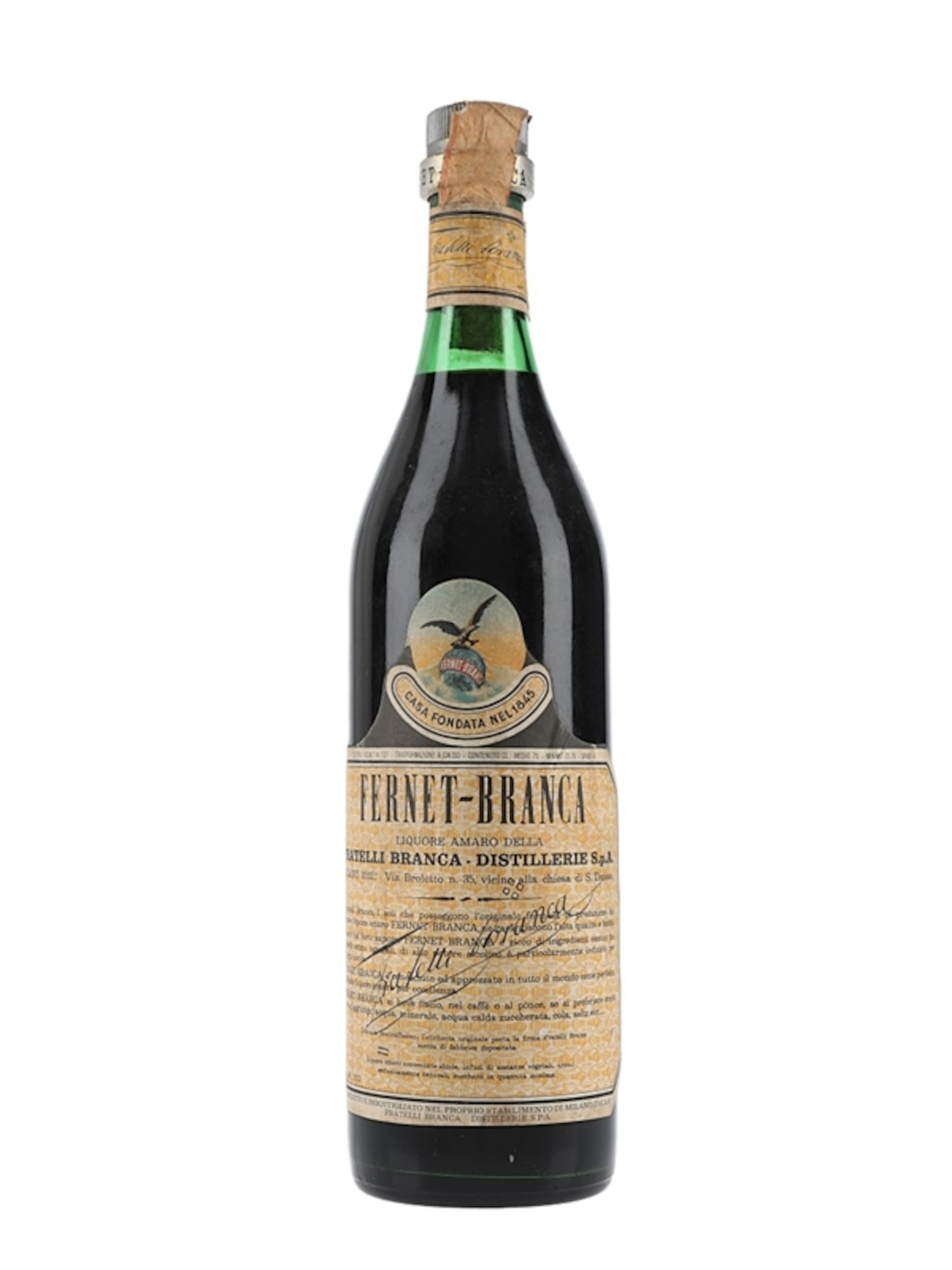 Fernet Branca Bottled 1970s 75cl / 45%