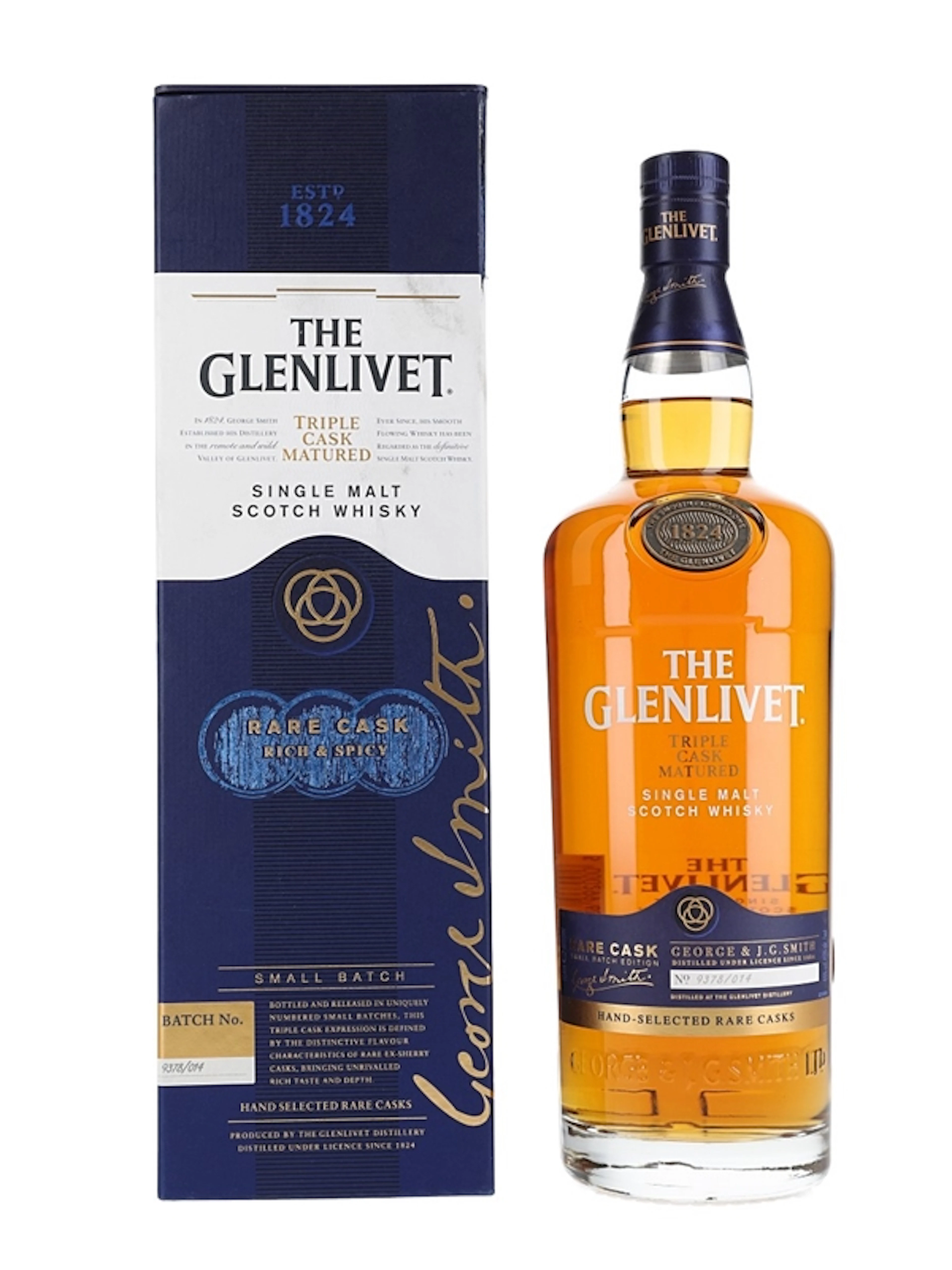 Glenlivet Rare Cask Bottled 2022 - Triple Cask Matured 100cl / 40%