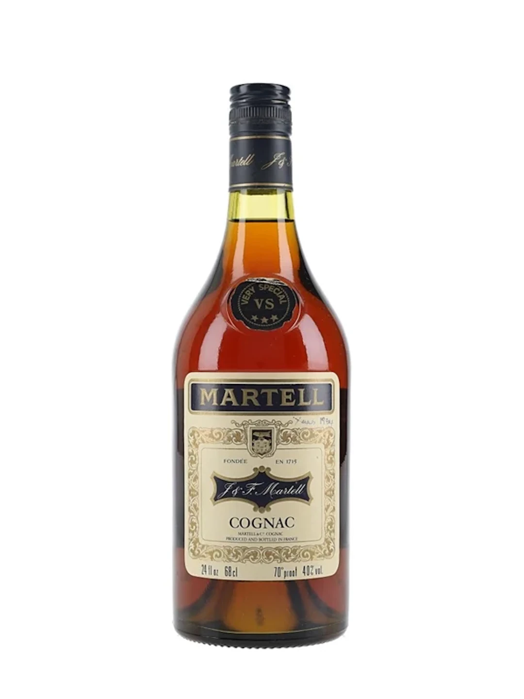 Martell 3 Star VS Bottled 1970s-1980s