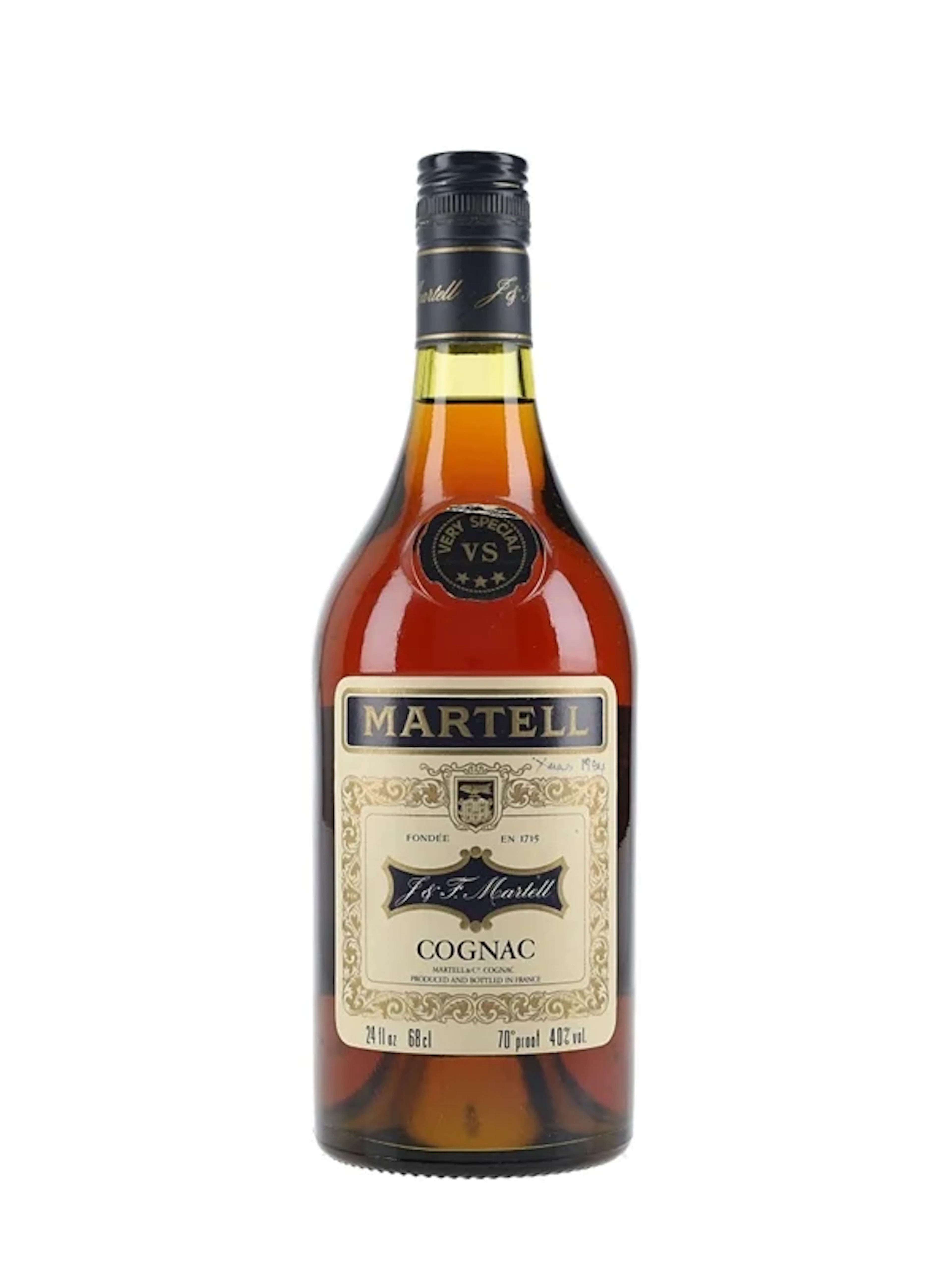 Martell 3 Star VS Bottled 1970s-1980s