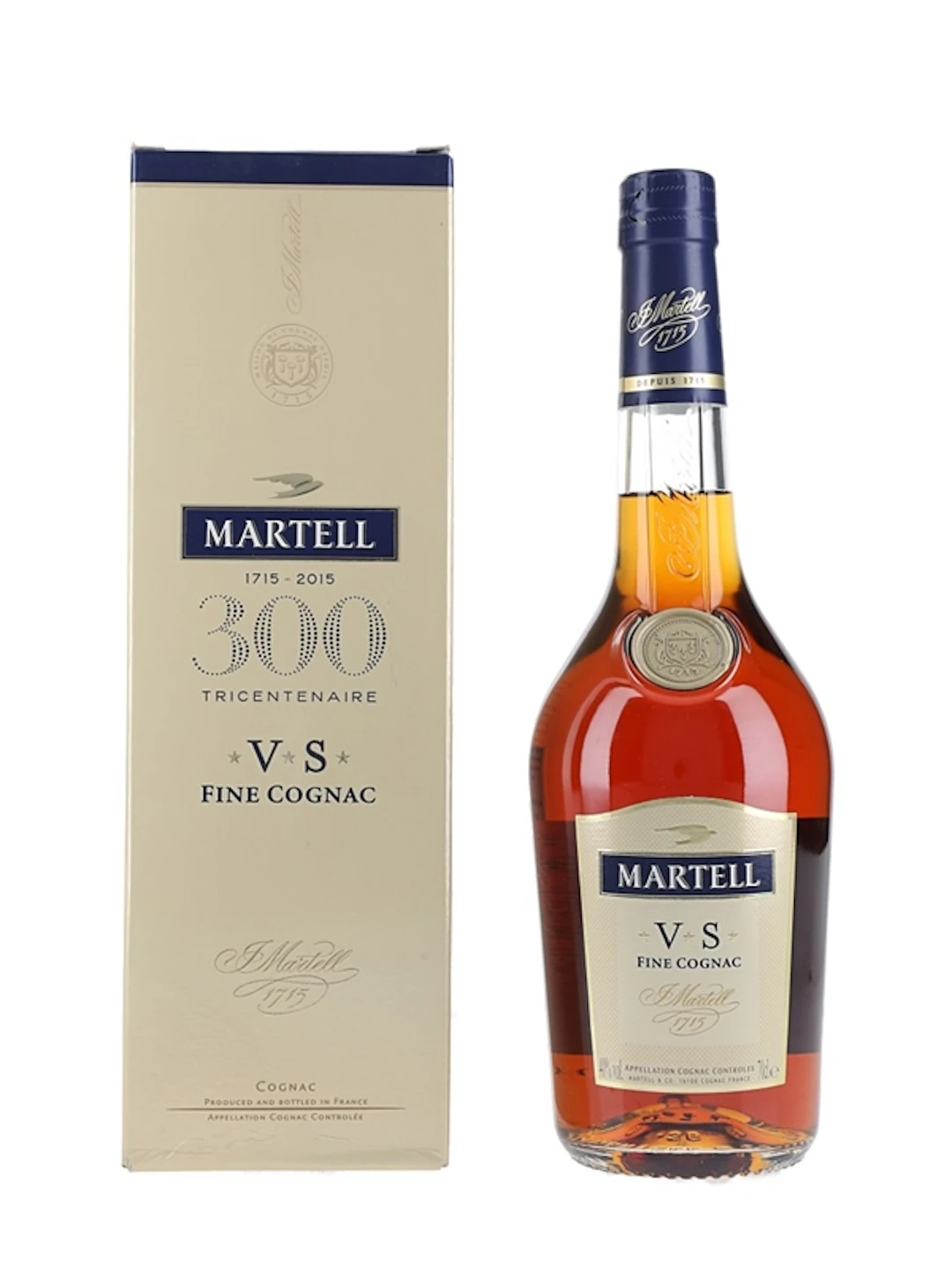 Martell 3 Star VS Tricentenaire 1715 - 2015 70cl / 40%