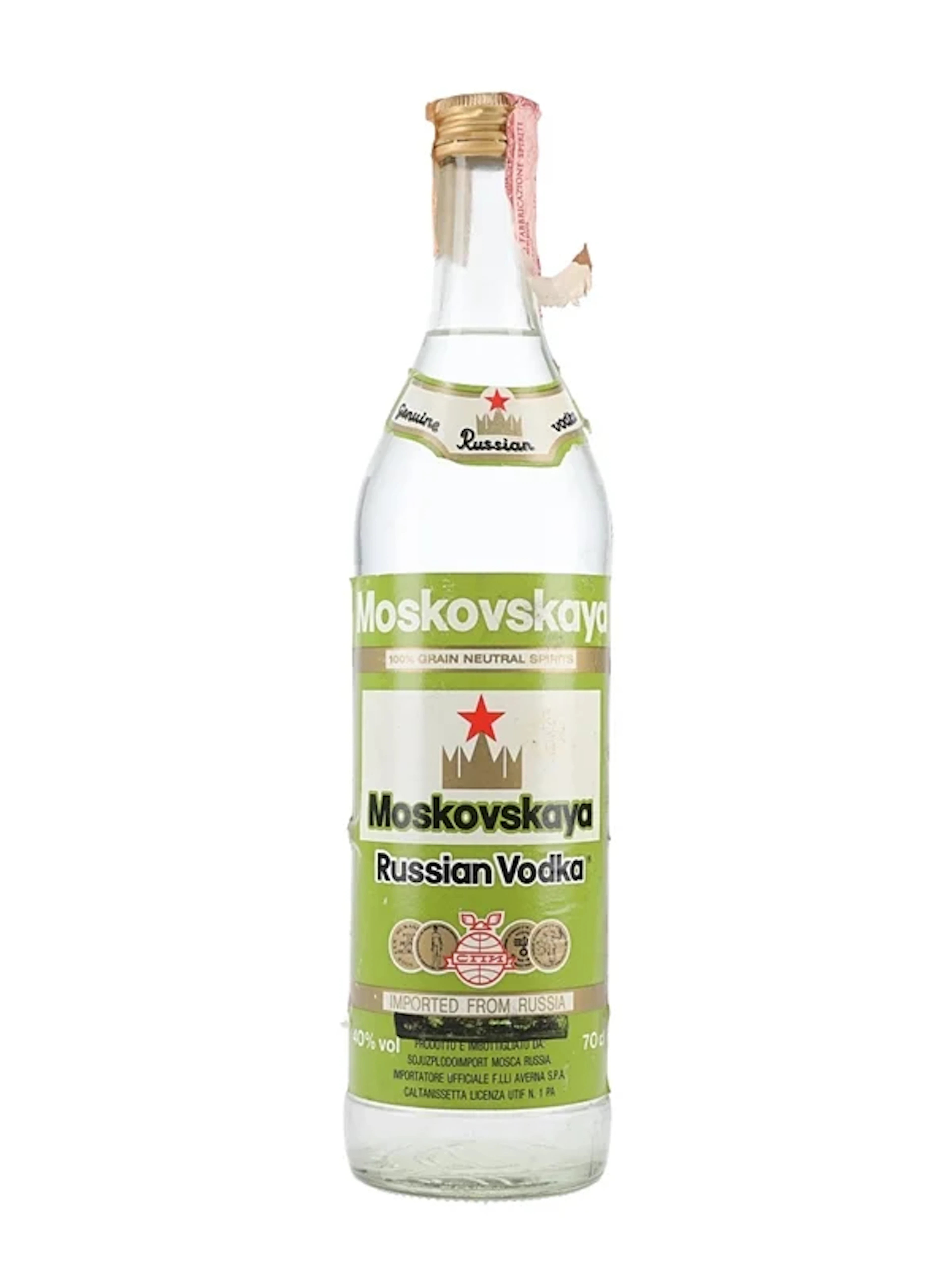 Moskovskaya Russian Vodka Bottled 1990s 70cl / 40%