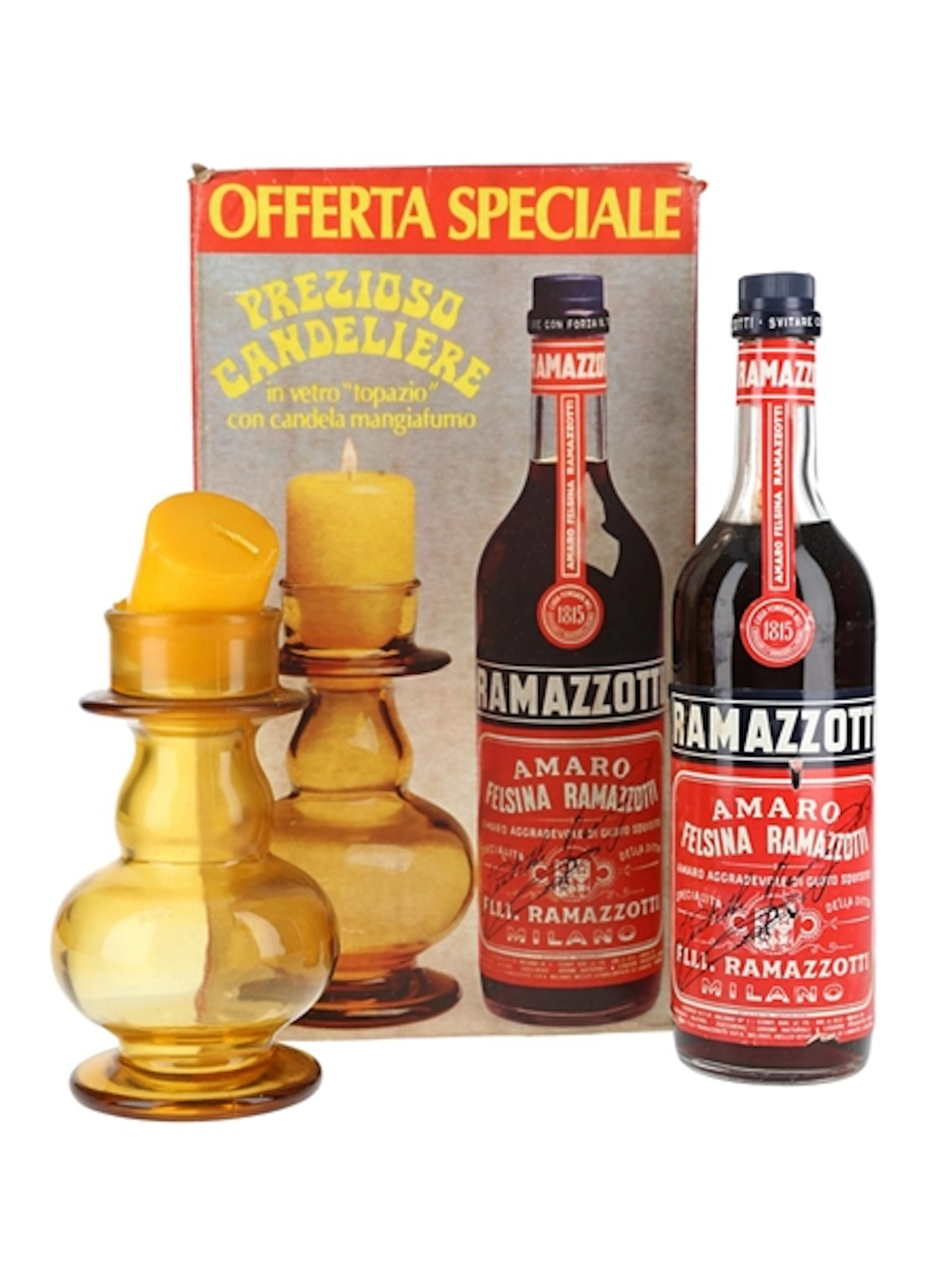 Ramazzotti Amaro Gift Pack Bottled 1970s 75cl / 30%