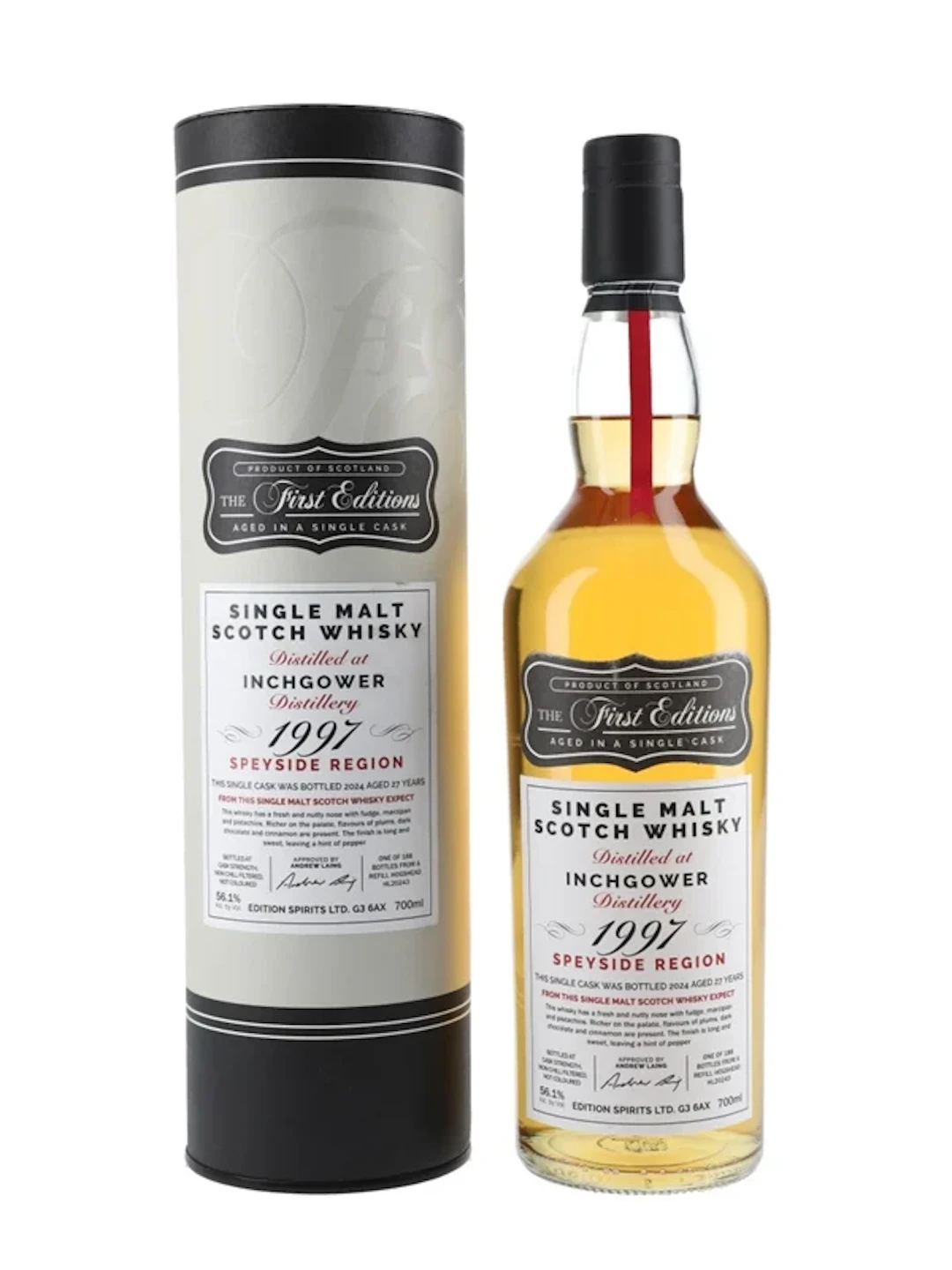 Inchgower 1997 27 Year Old The First Editions Bottled 2024 - Edition