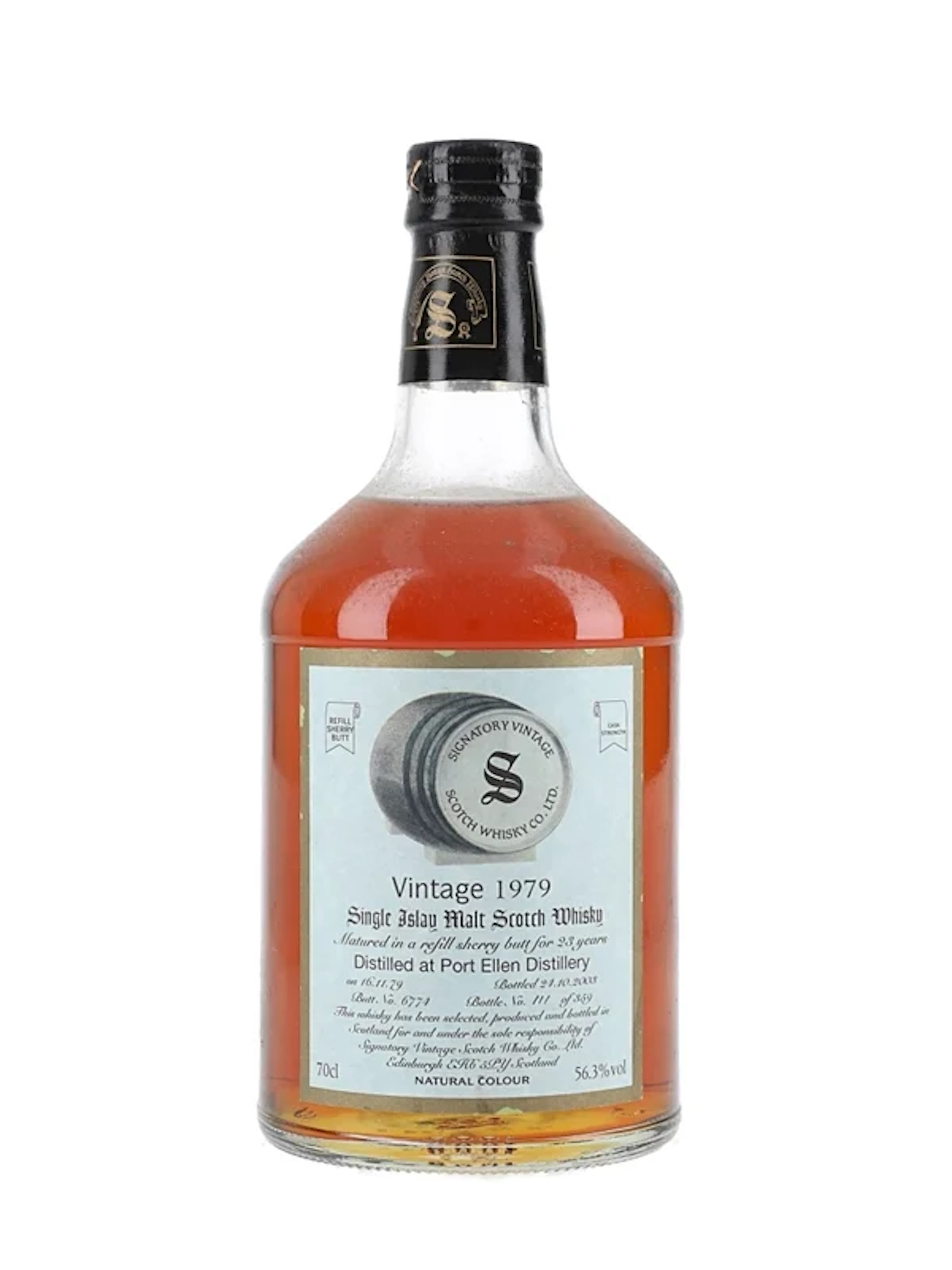 Port Ellen 1979 23 Year Old Bottled 2003 - Signatory Vintage 70cl / 56.3%