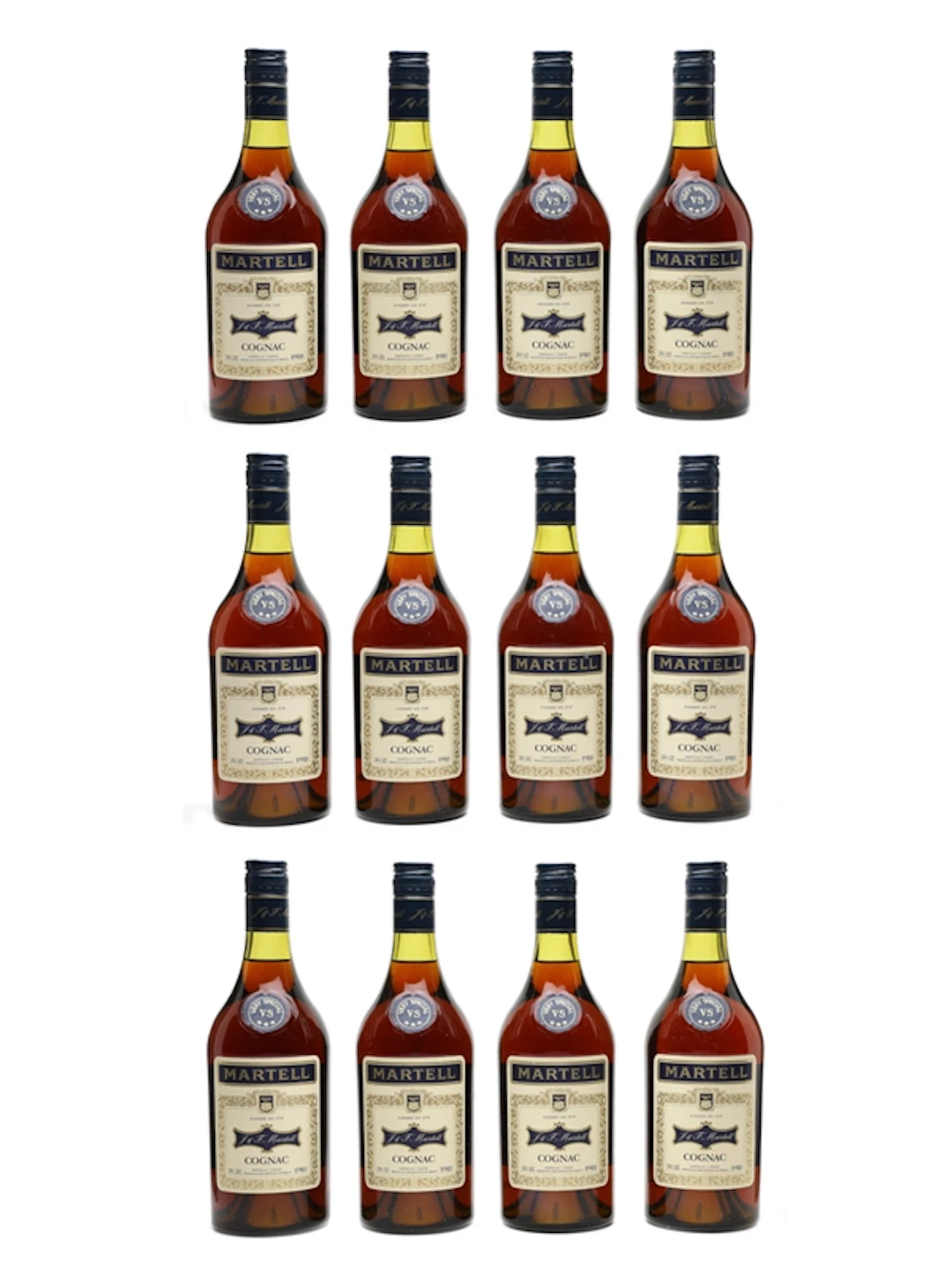 Martell 3 Star VS Bottled 1970s 12 x 68cl / 40%