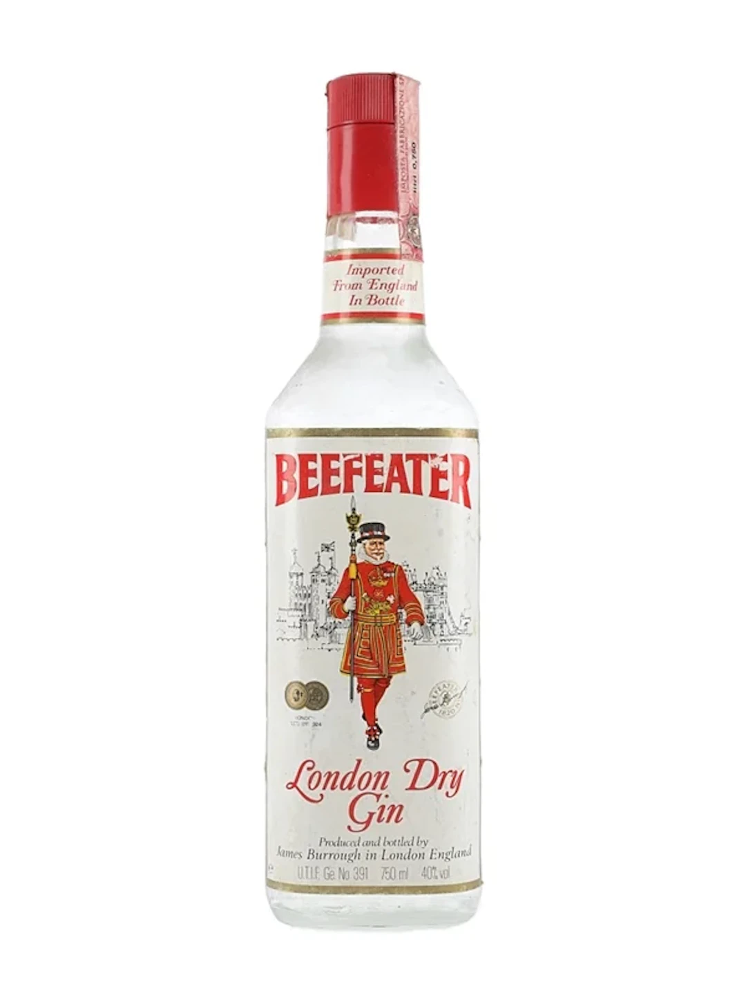 Beefeater London Distilled Dry Gi Bottled 1980s 75cl / 40%