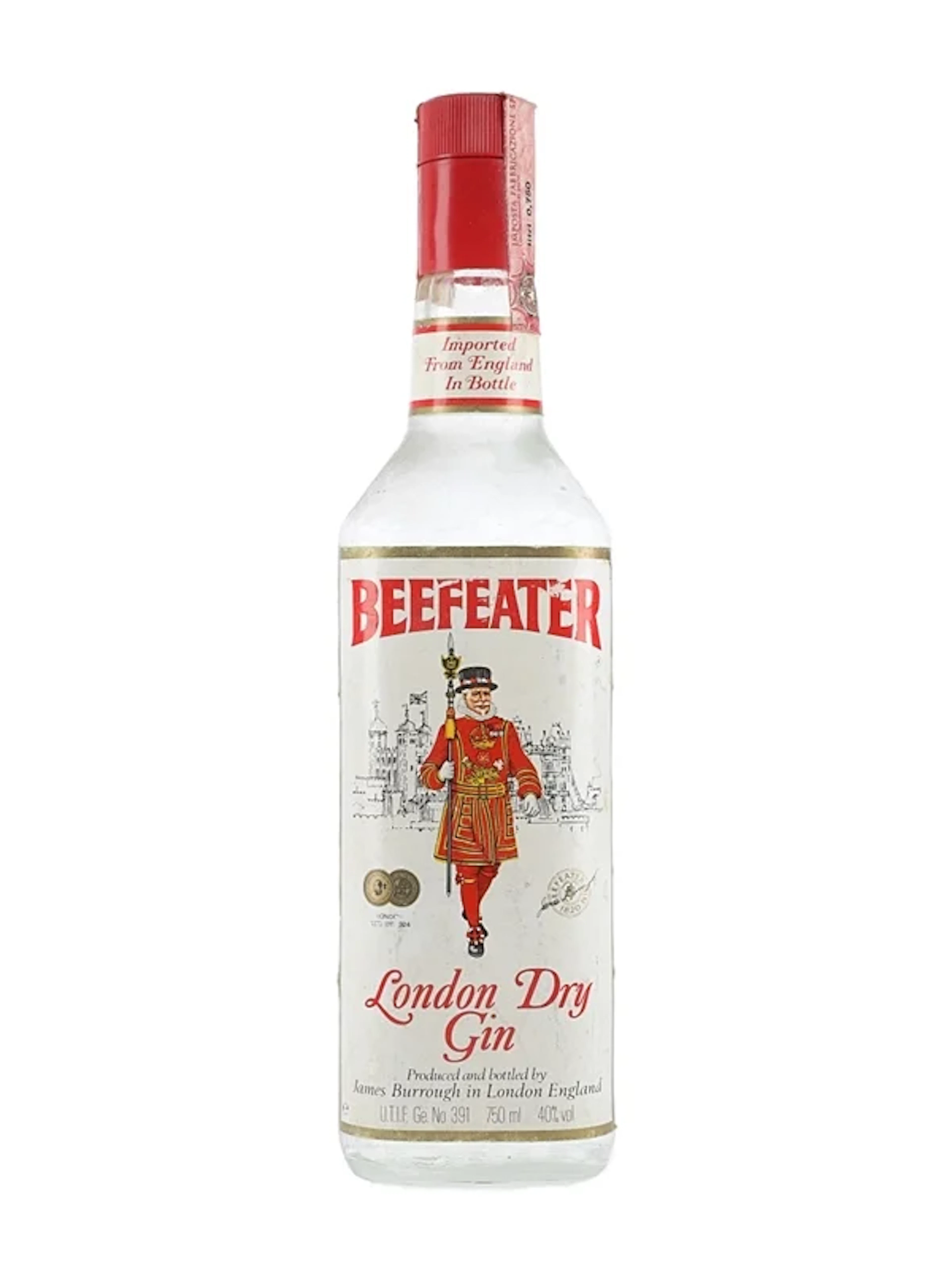 Beefeater London Distilled Dry Gi Bottled 1980s 75cl / 40%