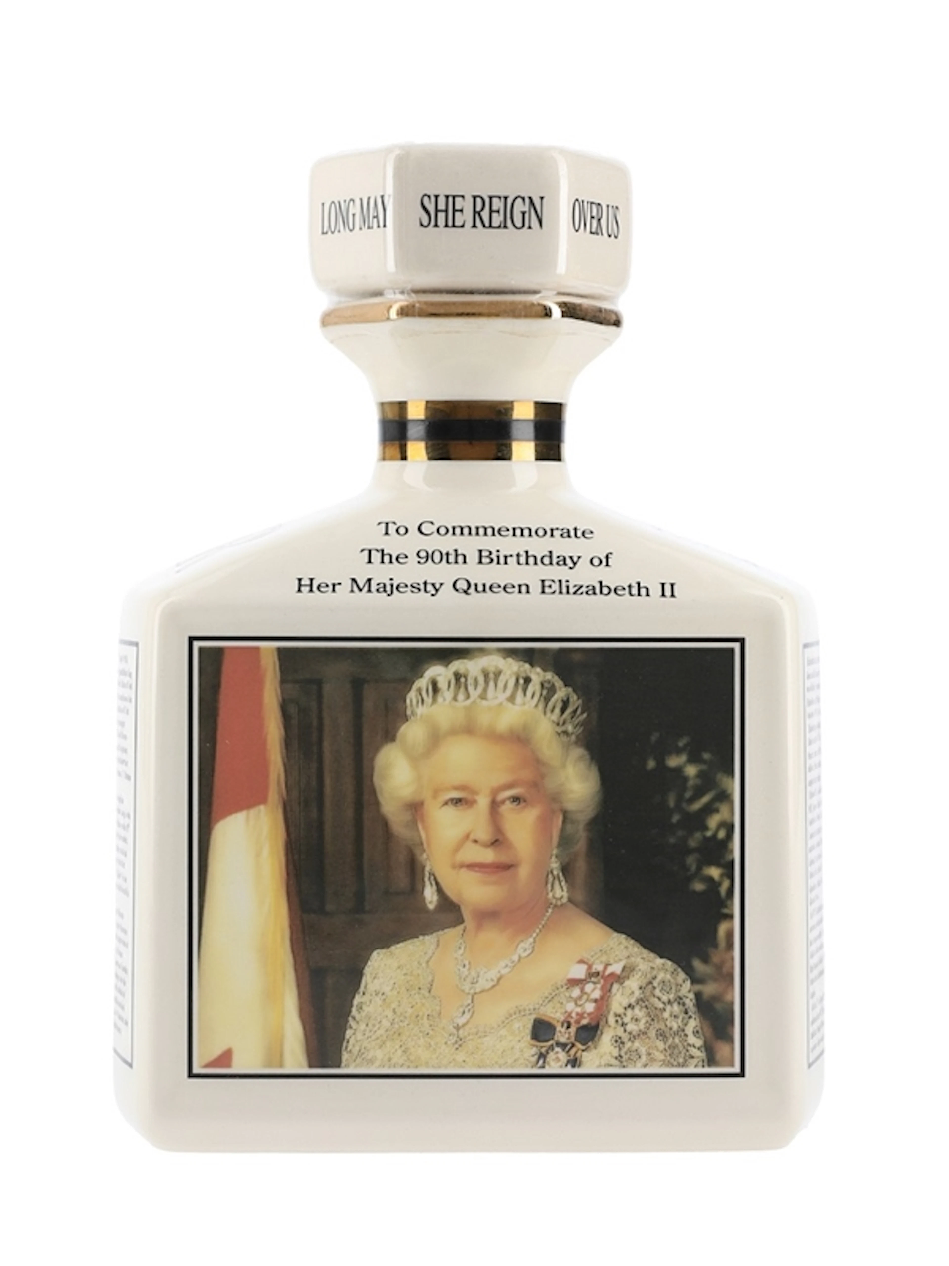 Ben Nevis 10 Year Old Pointers Ceramic Decanters - 90th Birthday of