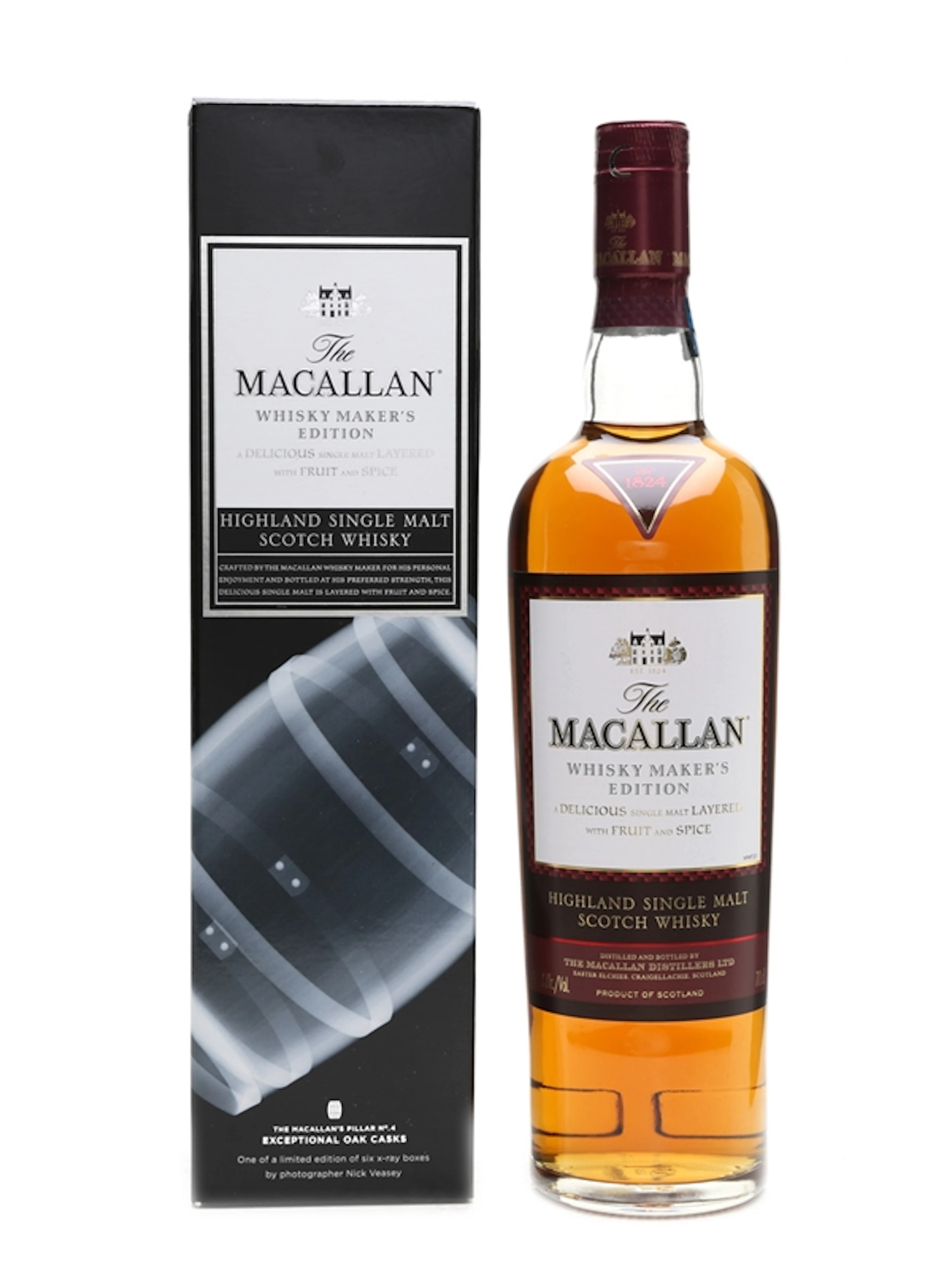 Macallan Whisky Maker's Editio Pillar No.4 - Exceptional Oak Casks 70cl / 42.8%