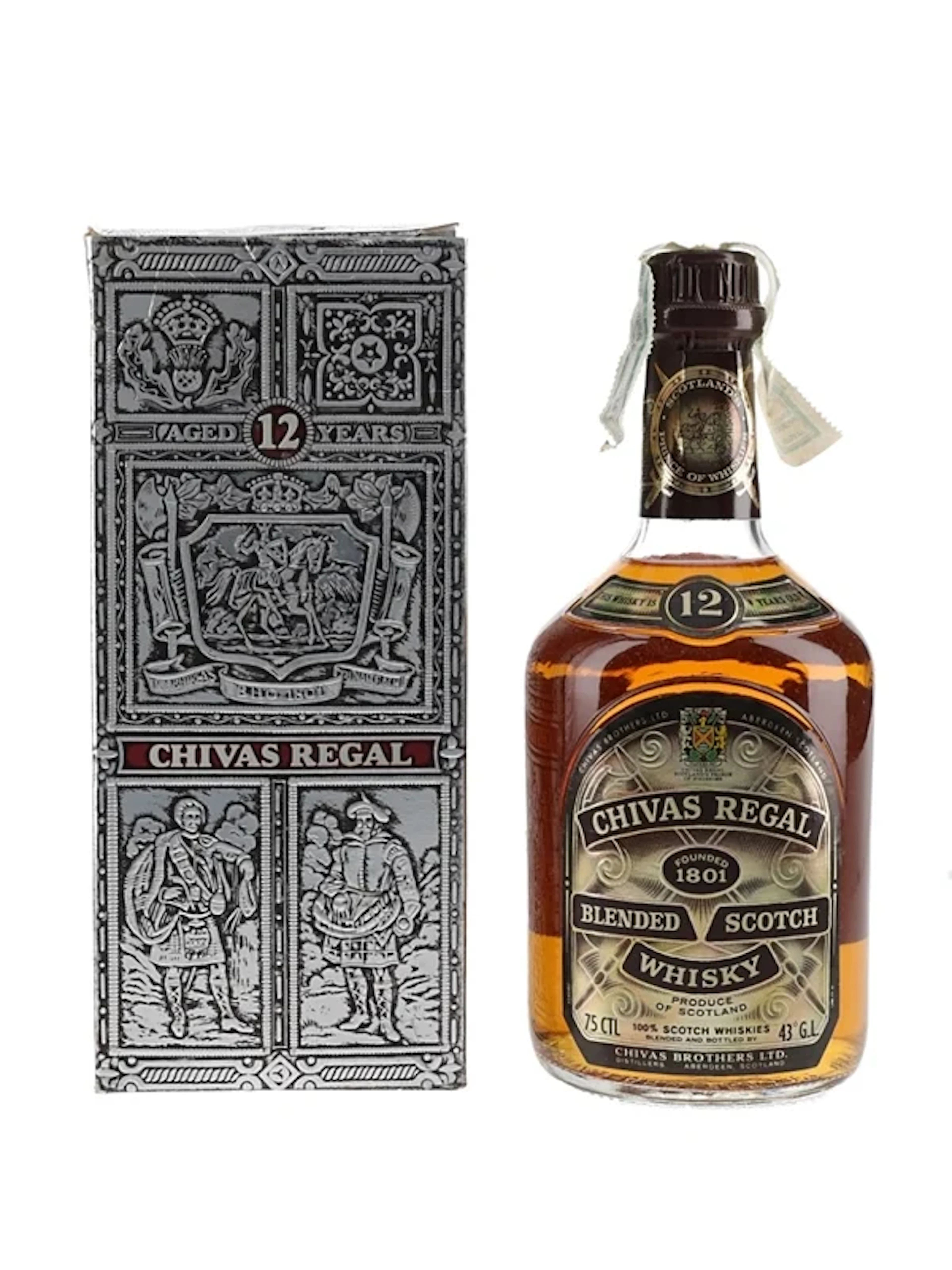 Chivas Regal 12 Year Old Bottled 1970s-1980s 75cl / 43%