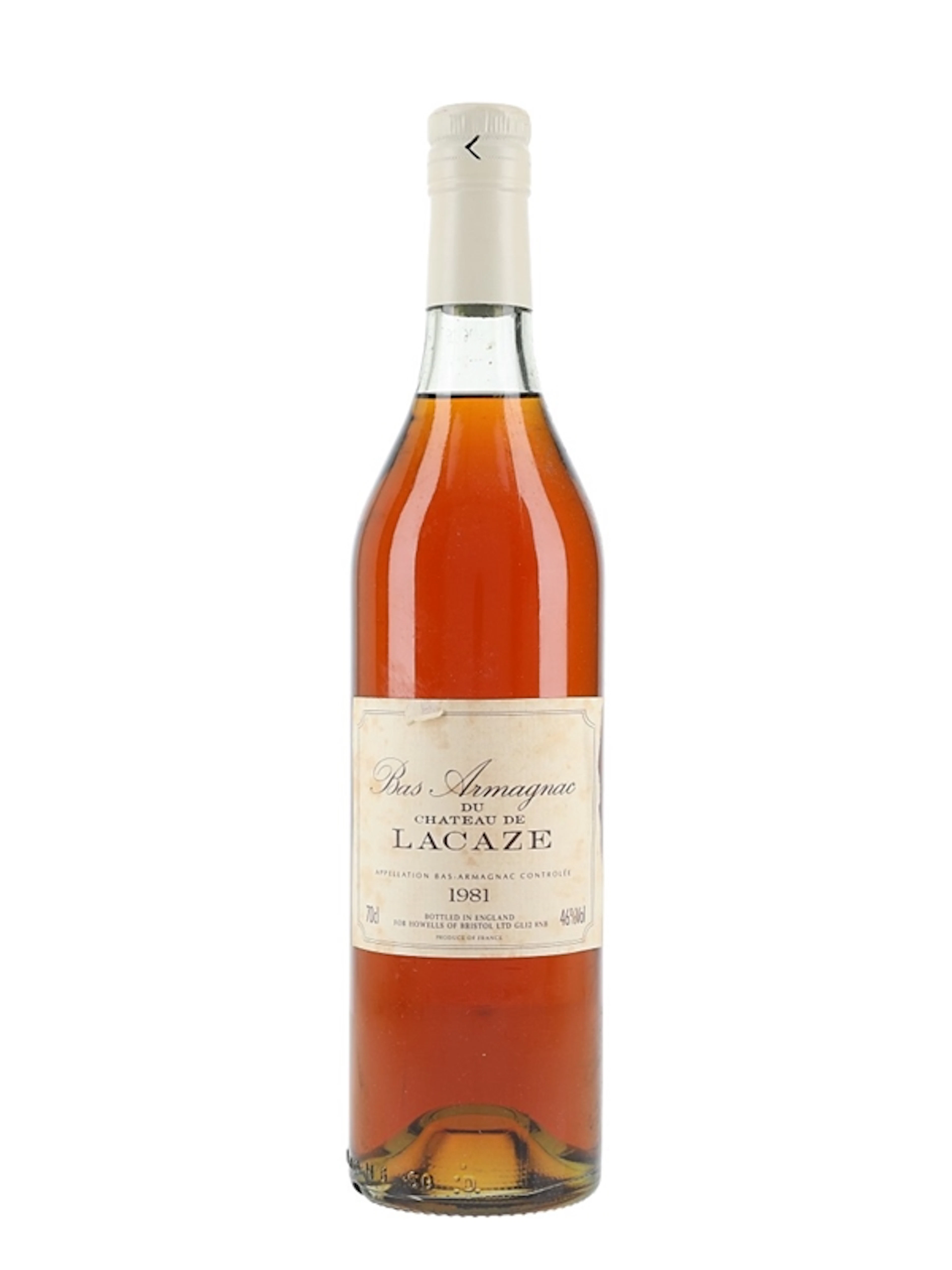 Chateau De Lacaze 1981 Bas Armagnac Howells Of Bristol 70cl / 46%