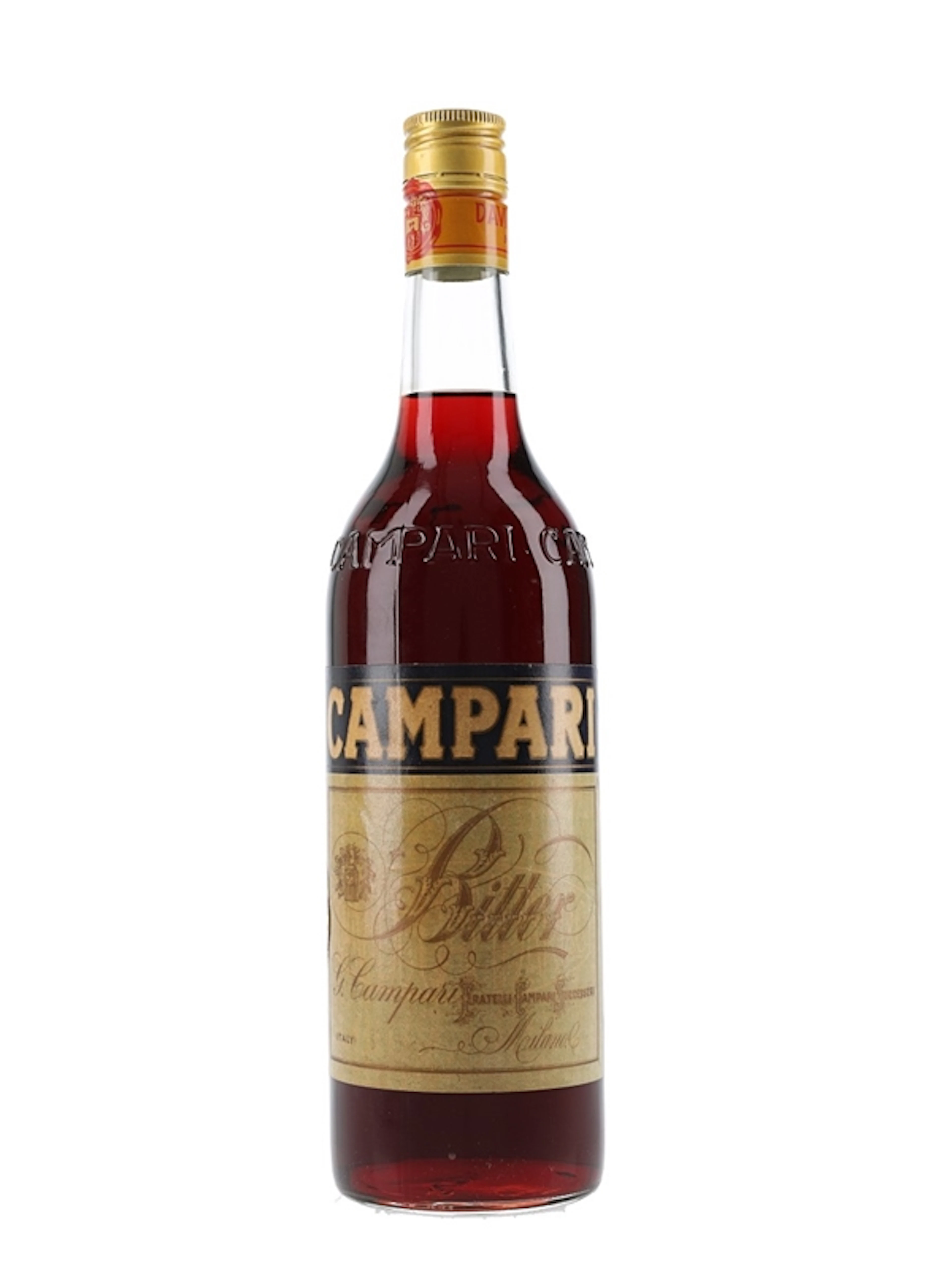 Campari Bitter Bottled 1970s 75cl
