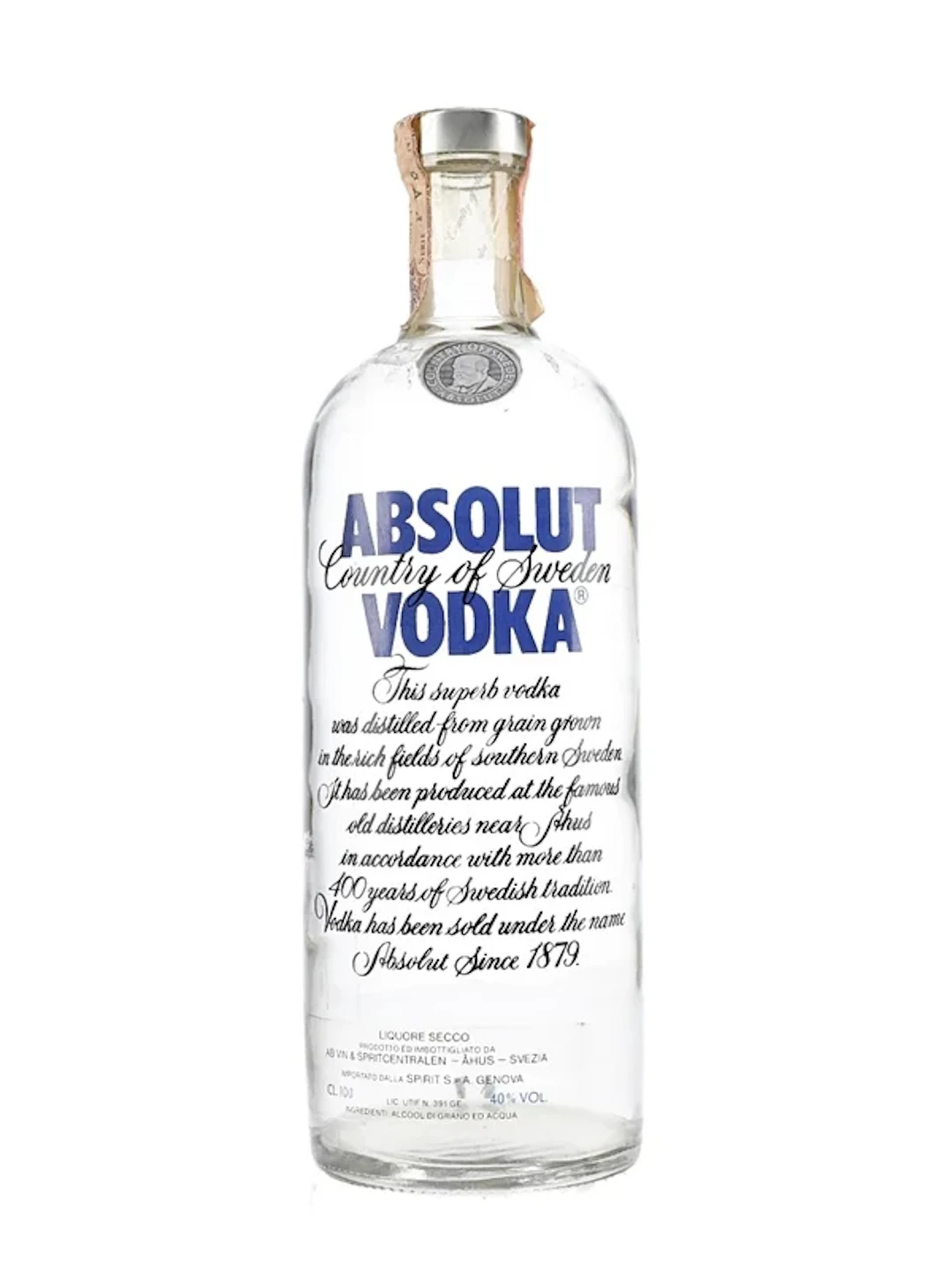 Absolut Vodka Vin & Spritcentrale 100cl / 40%