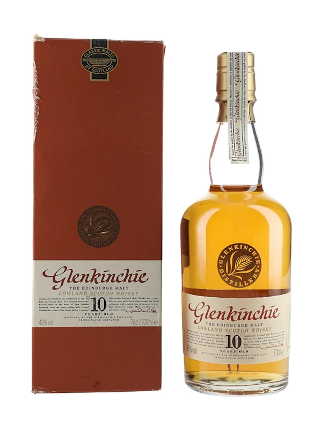 Glenkinchie 10 Year Old 70cl / 43%