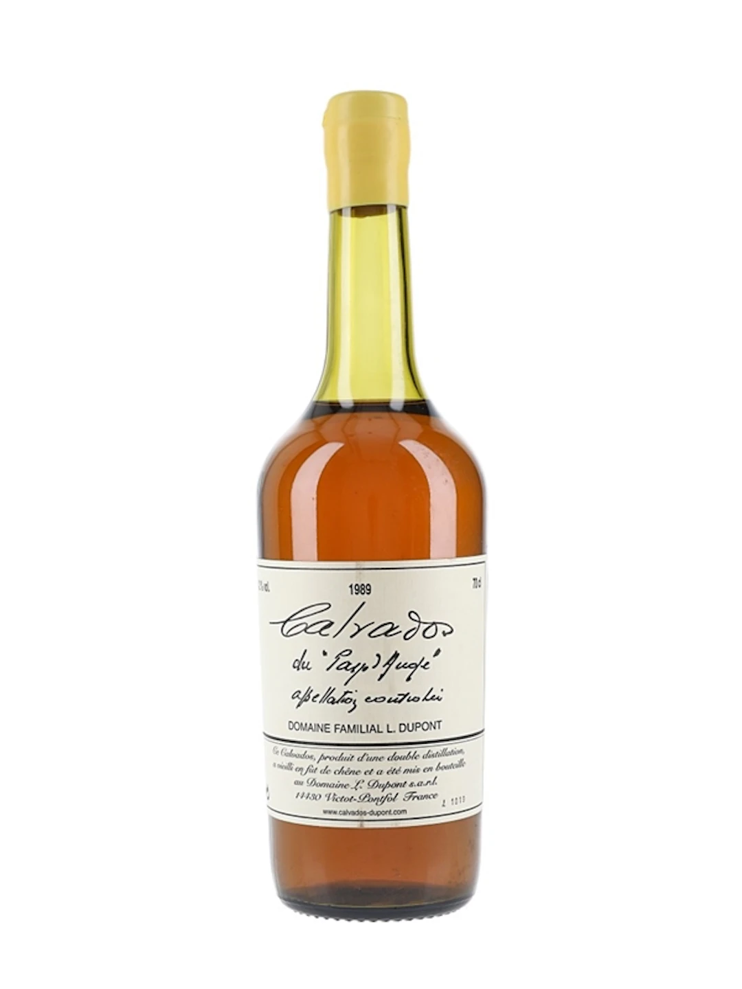 Domaine Familial L. Dupont 1989 Calvados Pays d'Auge 70cl / 42%