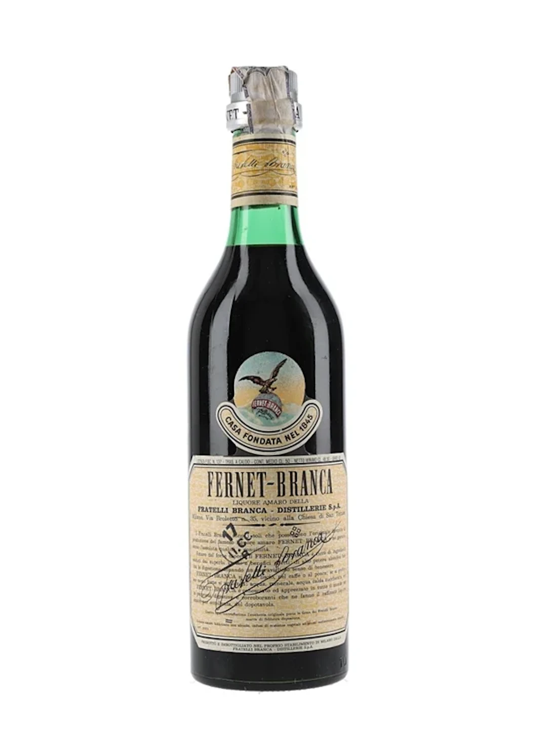Fernet Branca Bottled 1970s
