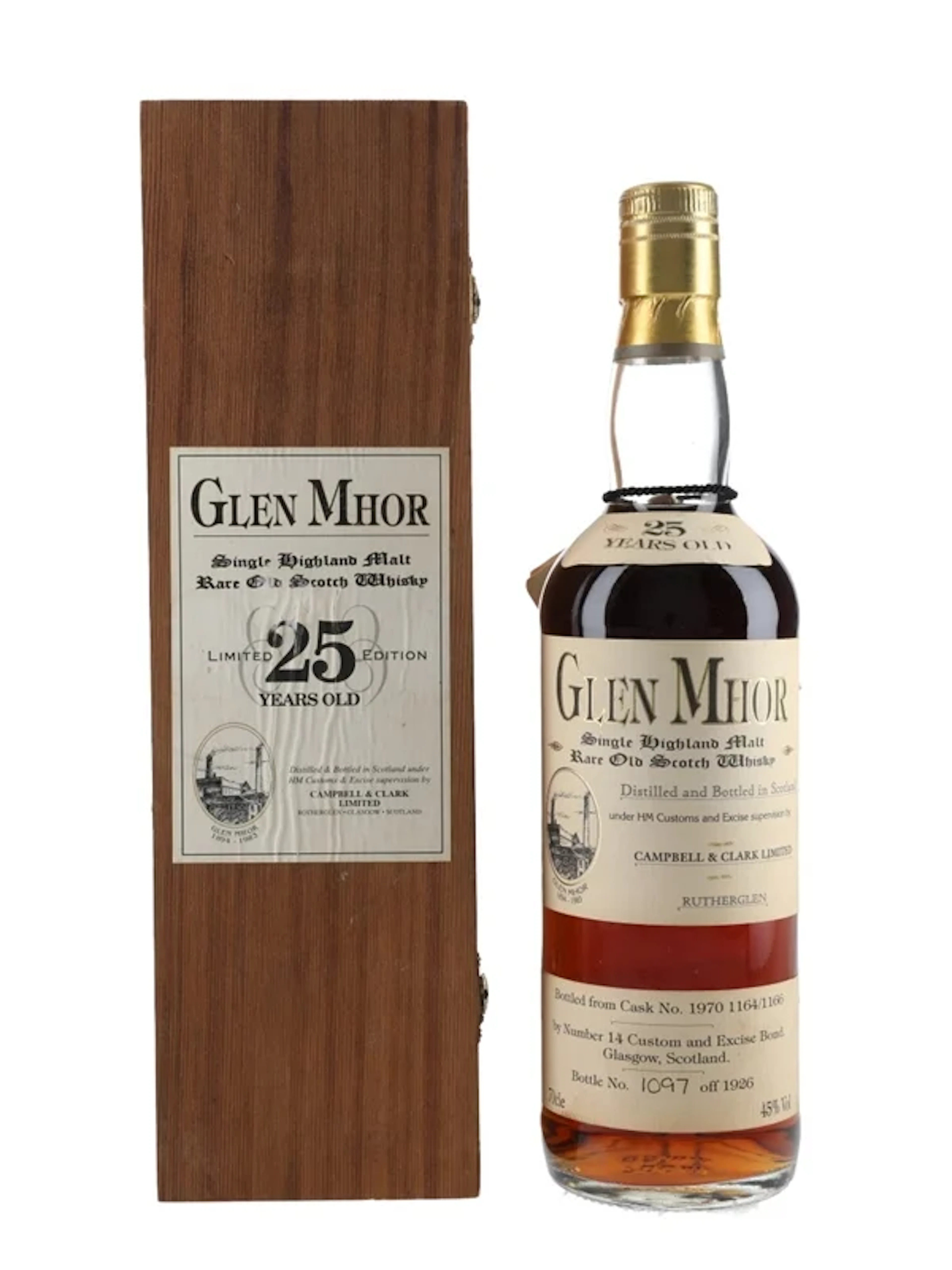 Glen Mhor 25 Year Old Campbell & Clark 70cl / 45%