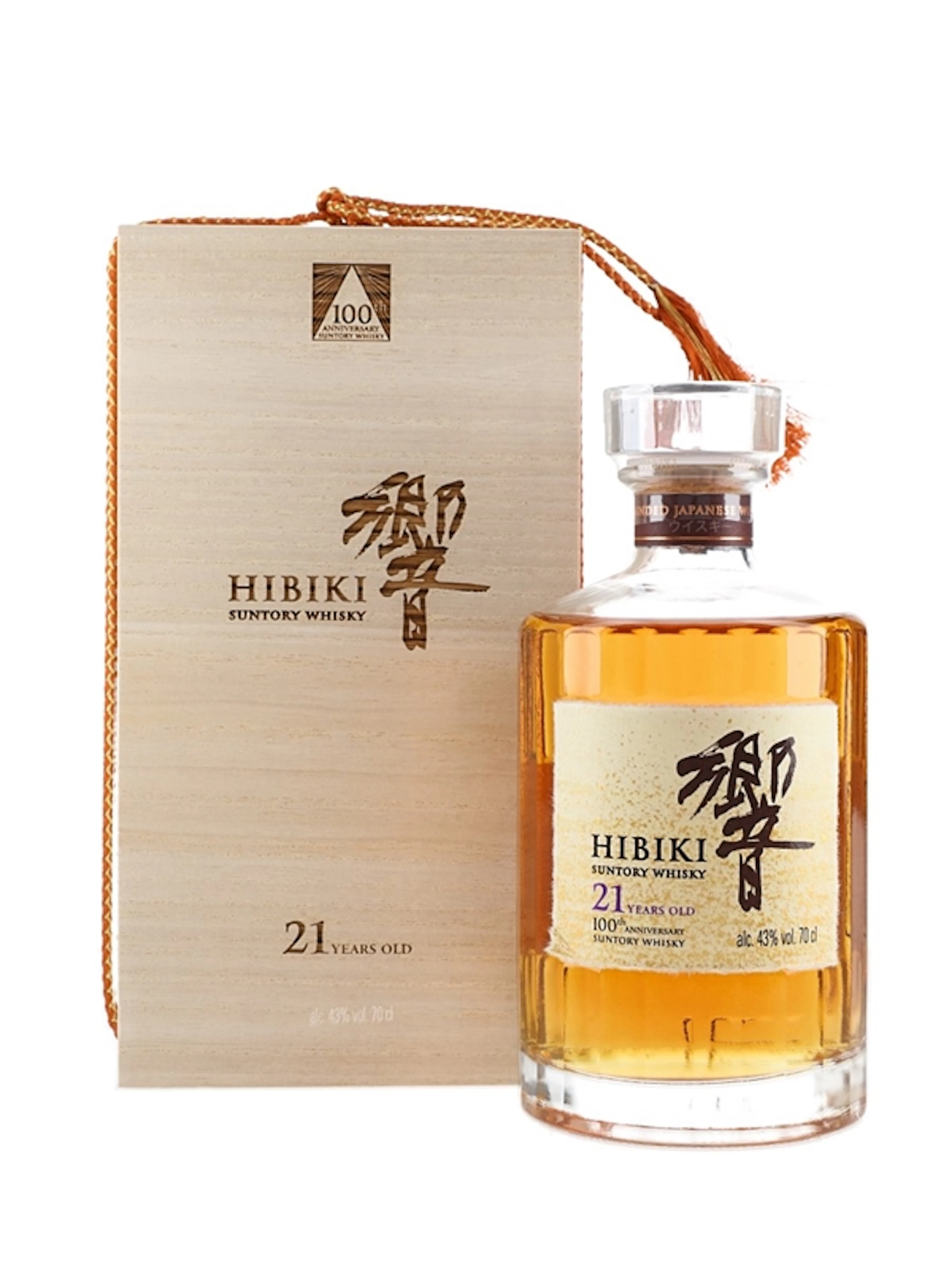 Hibiki 21 Year Old 100th Anniversary Suntory Whisky 70cl / 43%