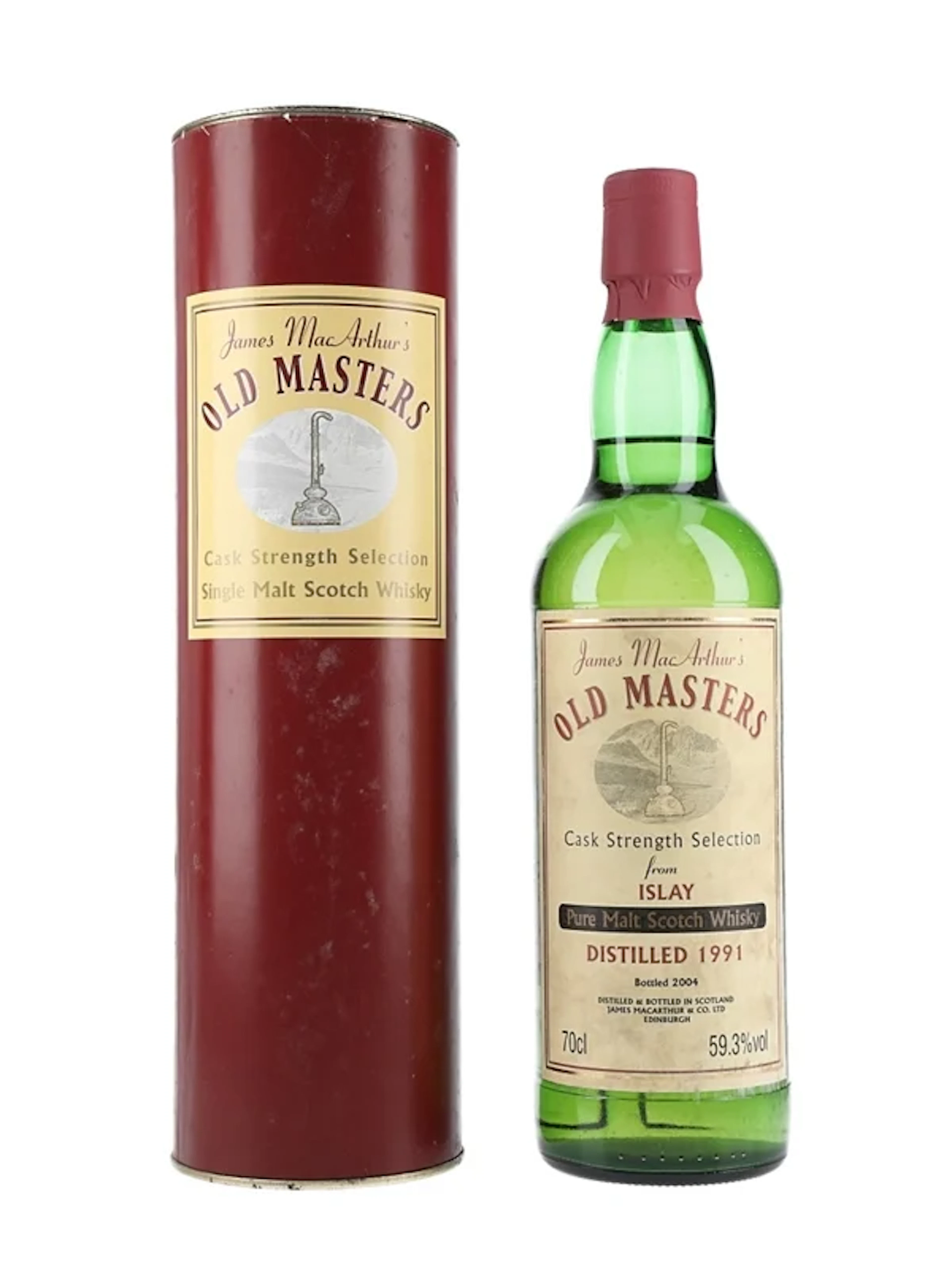 Islay 1991 James MacArthur Bottled 2004 - Old Masters 70cl / 59.3%