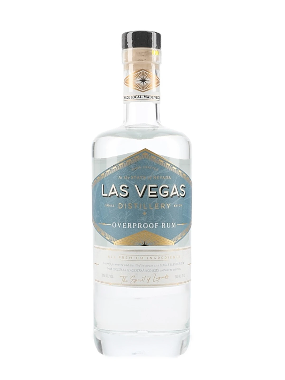 Las Vegas Overproof Rum 75cl / 63%