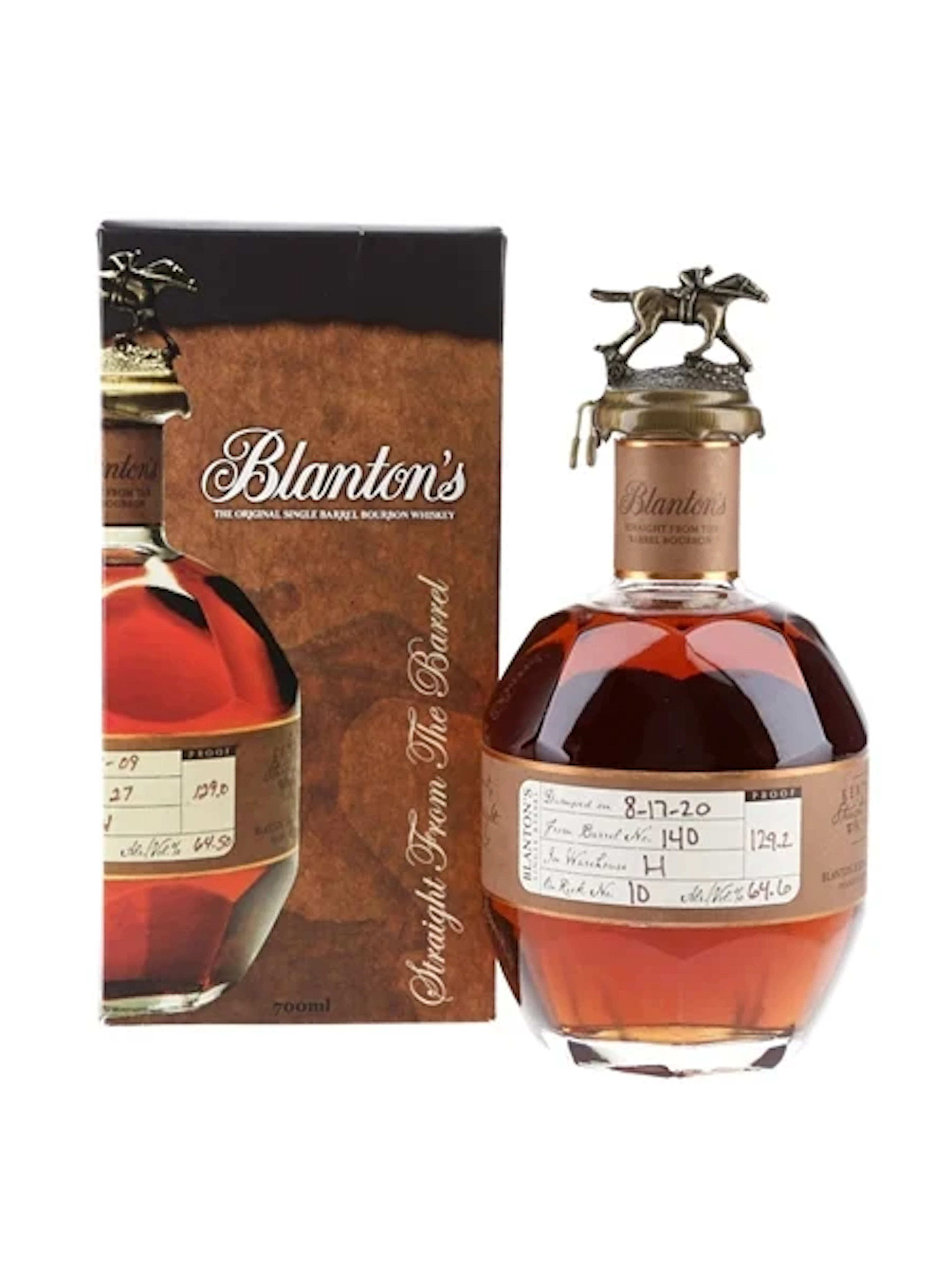 Blanton's Straight From The Barrel No. 140 Bottled 2020 70cl / 64.6%
