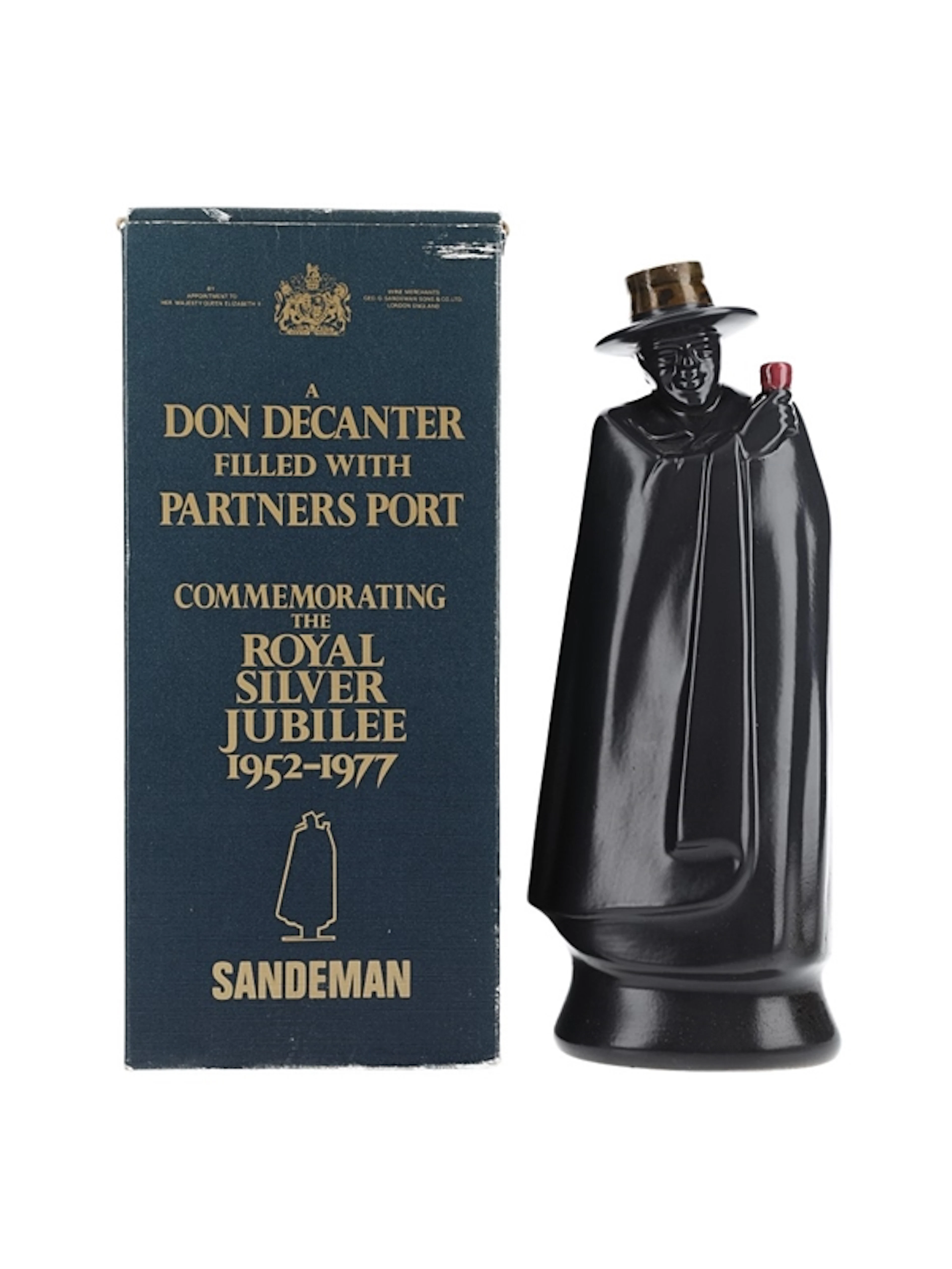 Sandeman Partners Port Don Decanter Royal Silver Jubilee 1952-1977 75cl / 20%