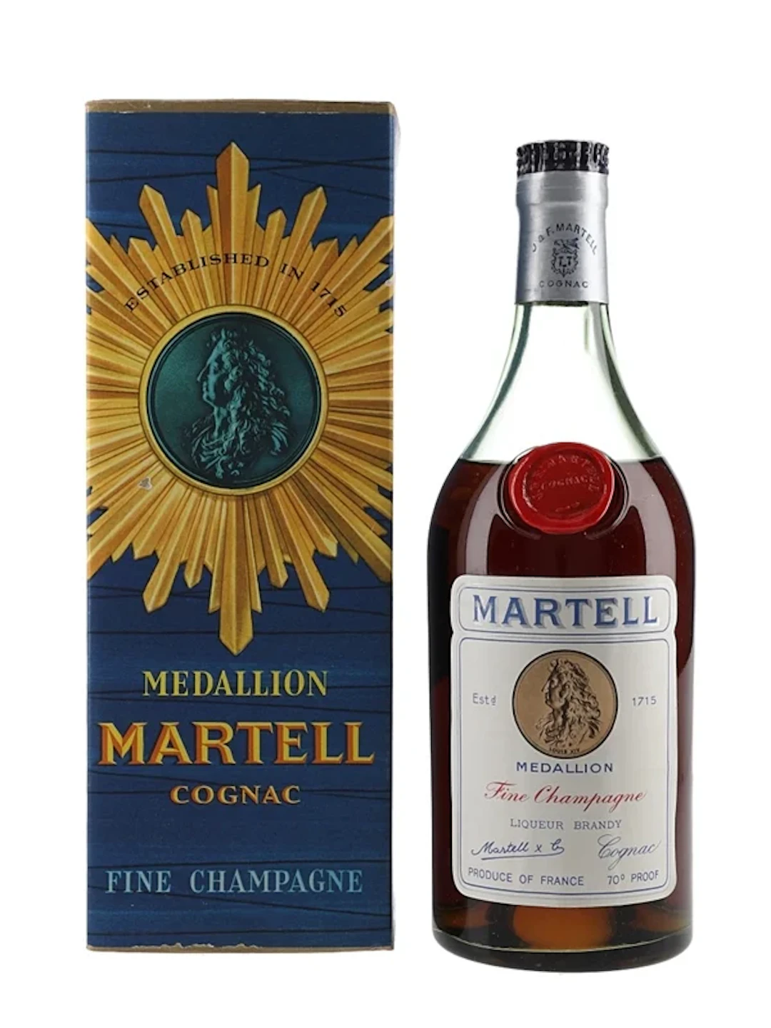 Martell Medallio Bottled 1960s 75cl / 40%
