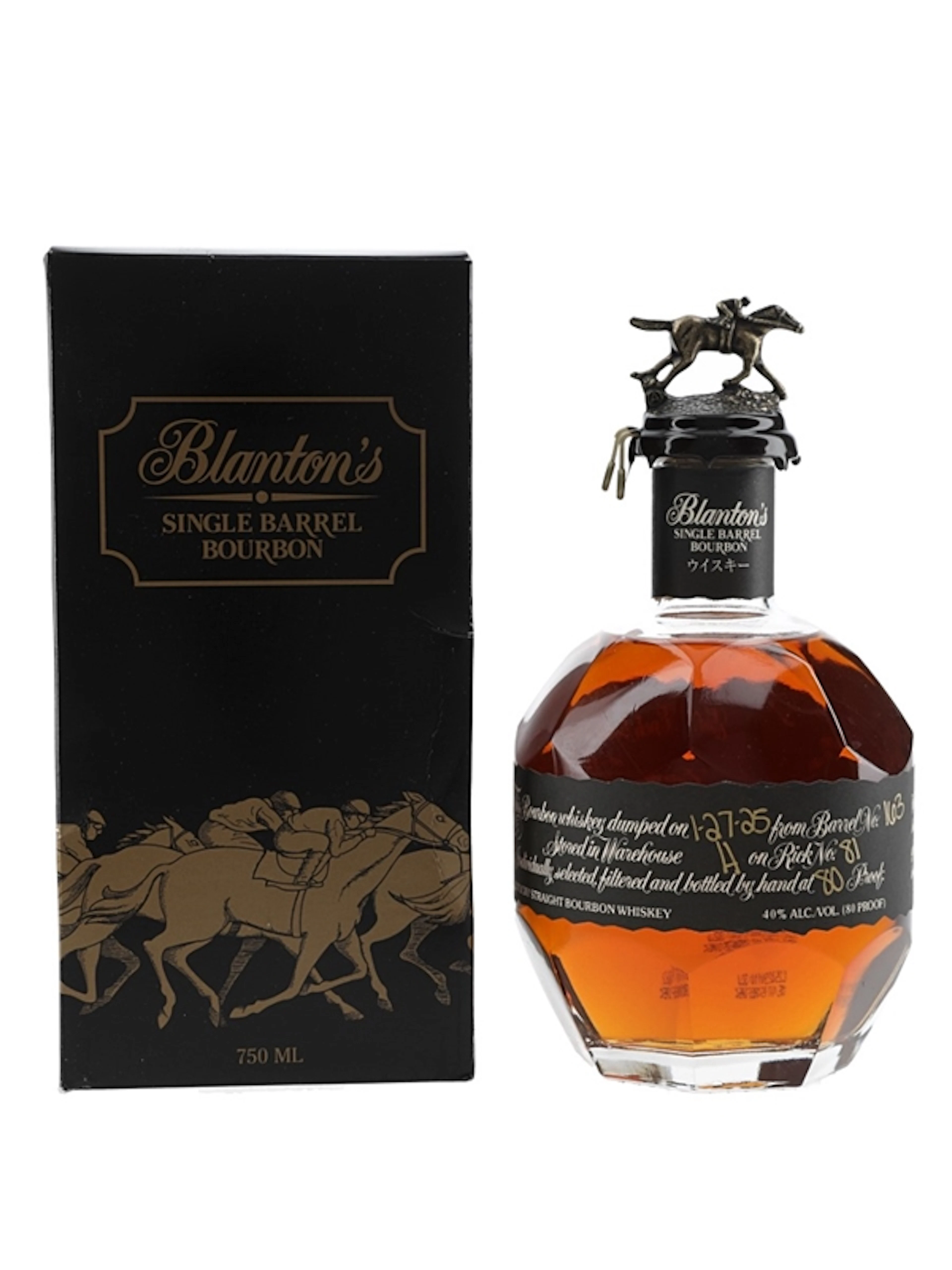 Blanton's Single Barrel No.163 Bottled 2025 - Japanese Release 75cl / 40%
