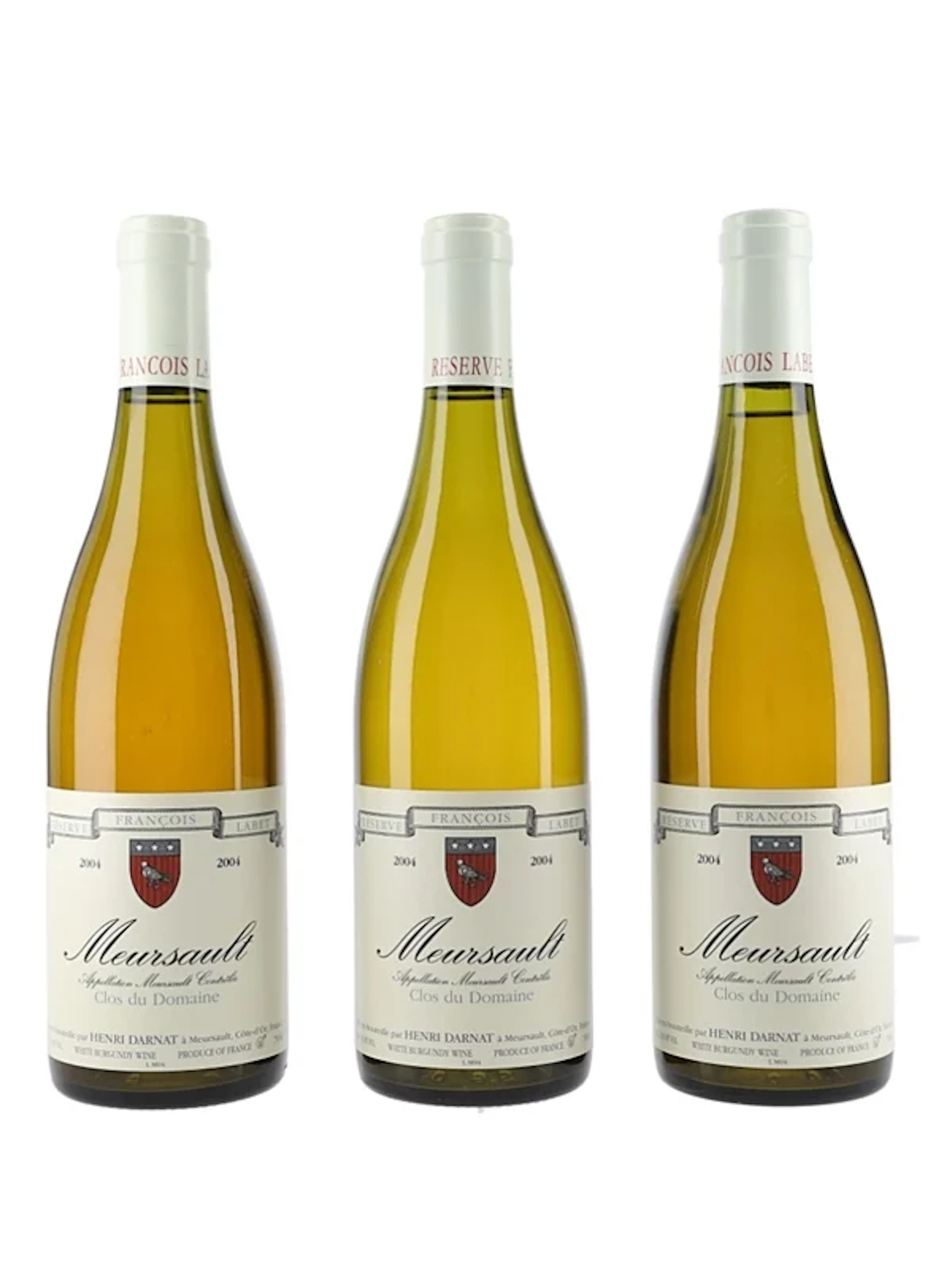 2004 Meursault Clos du Domaine Henri Darnat - Reserve Francois Labet