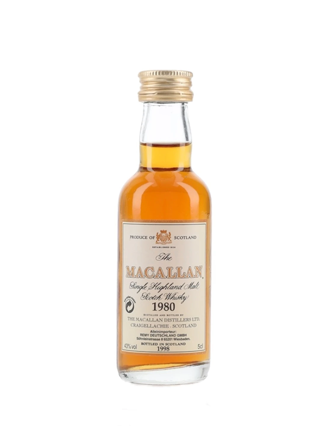 Macallan 1980 Bottled 1998