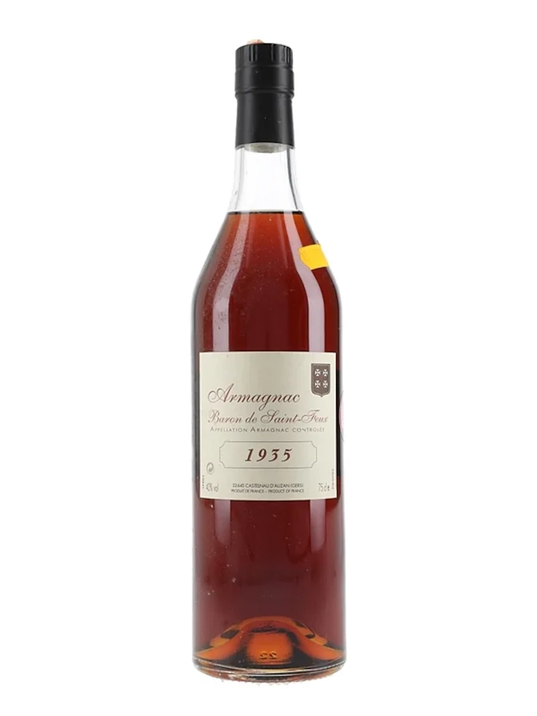Baron de Saint-Feux 1935 Bas Armagnac Bottled 2007 75cl / 40%