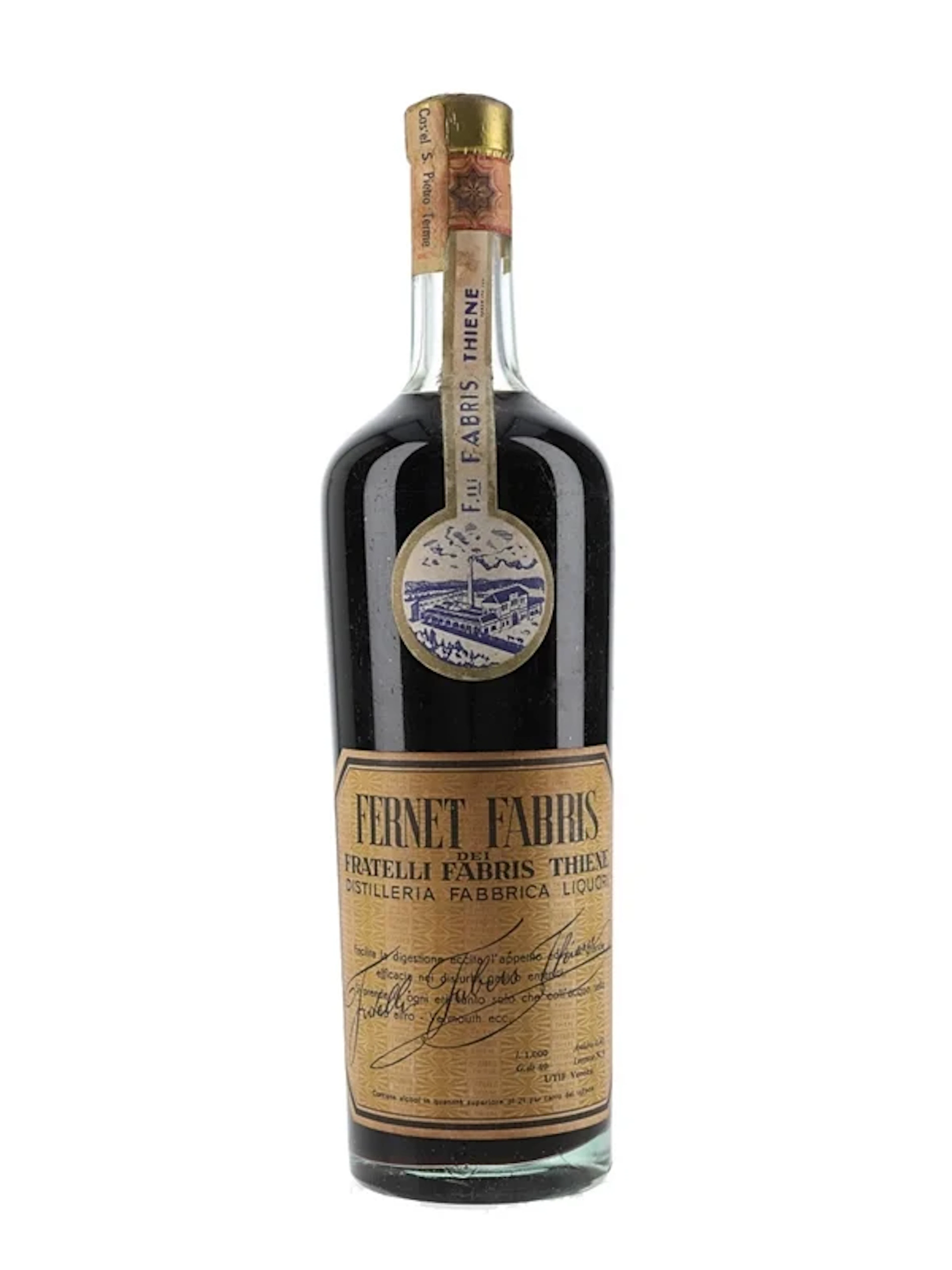 Fernet Fabris Bottled 1960s 100cl / 40%