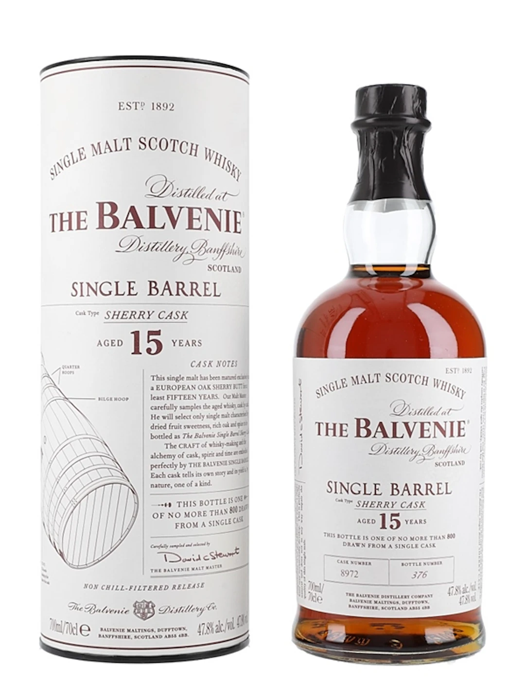 Balvenie 15 Year Old Single Barrel Sherry Cask 70cl / 47.8%