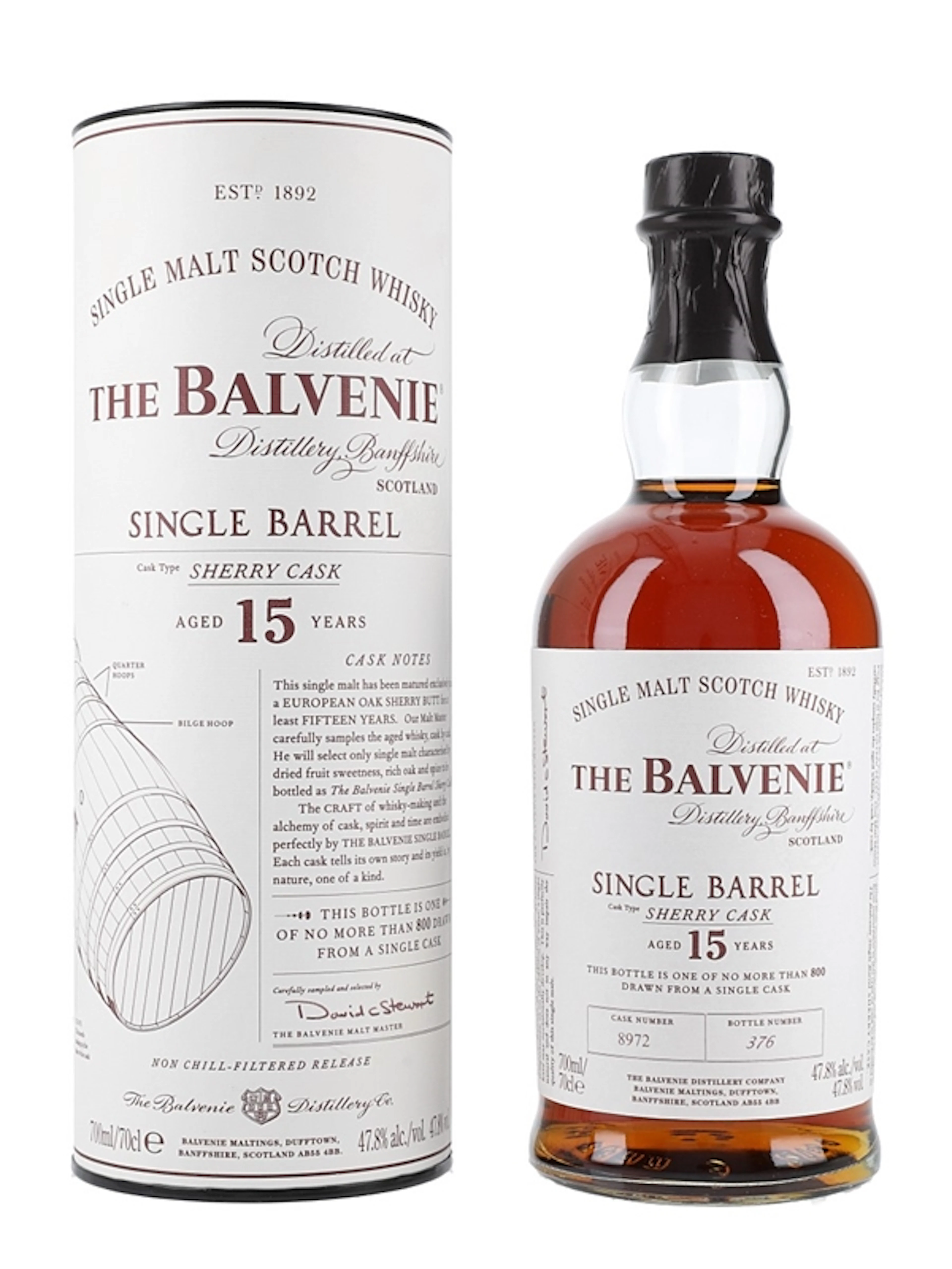 Balvenie 15 Year Old Single Barrel Sherry Cask 70cl / 47.8%