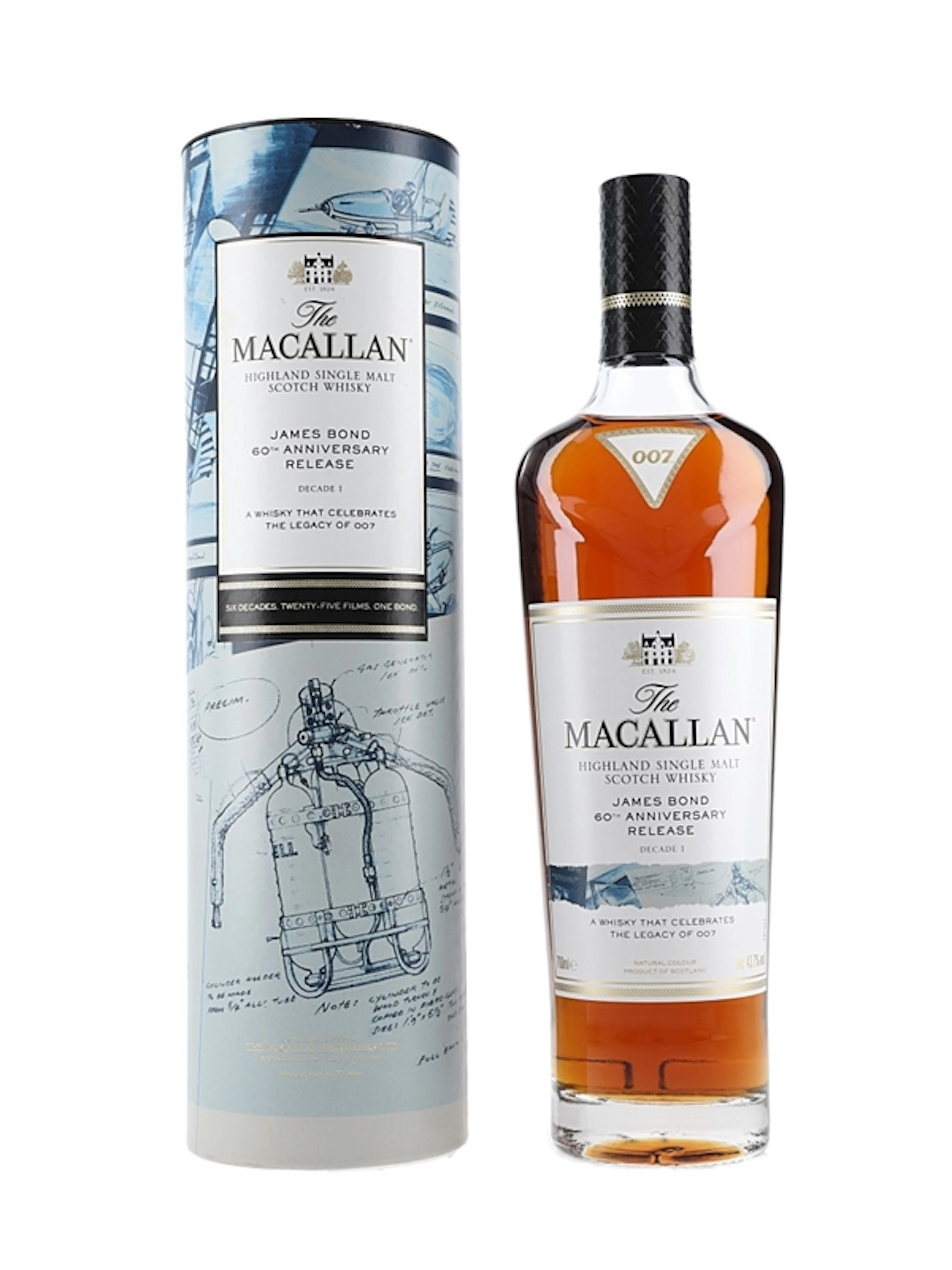 Macallan James Bond 60th Anniversary Decade I 70cl / 43.7%