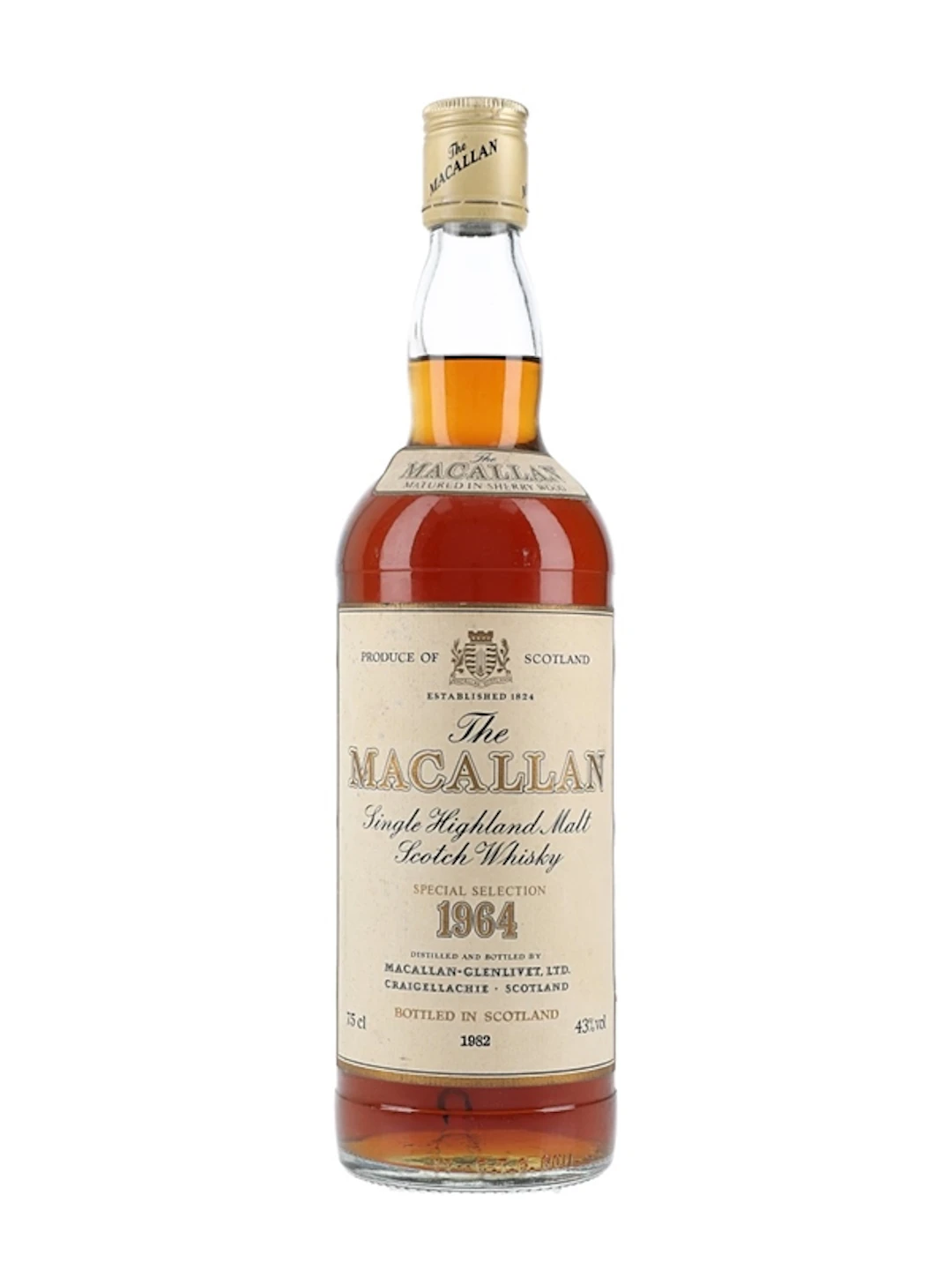 Macallan 1964 Bottled 1982 75cl / 43%