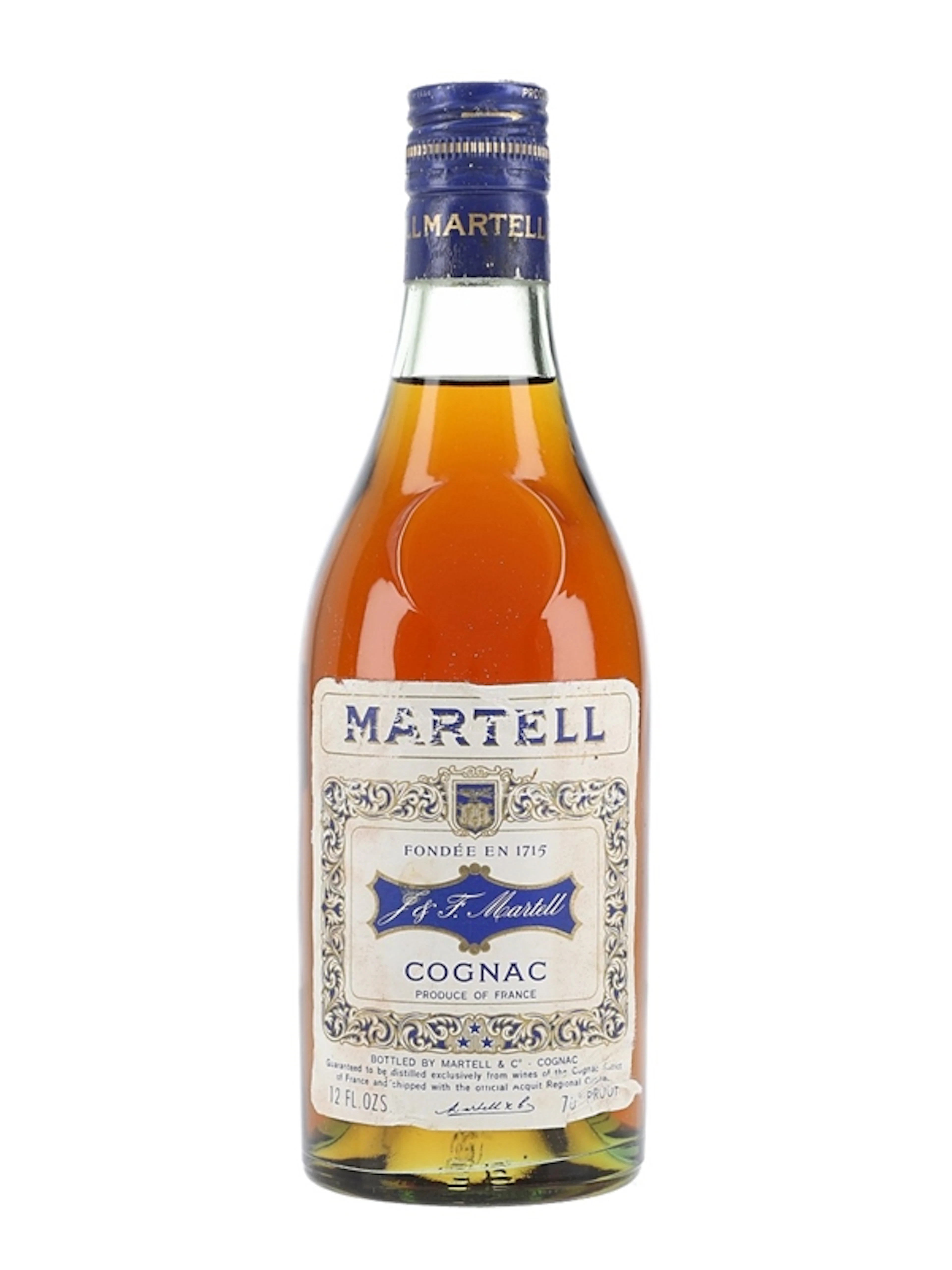 Martell 3 Star Bottled 1970s