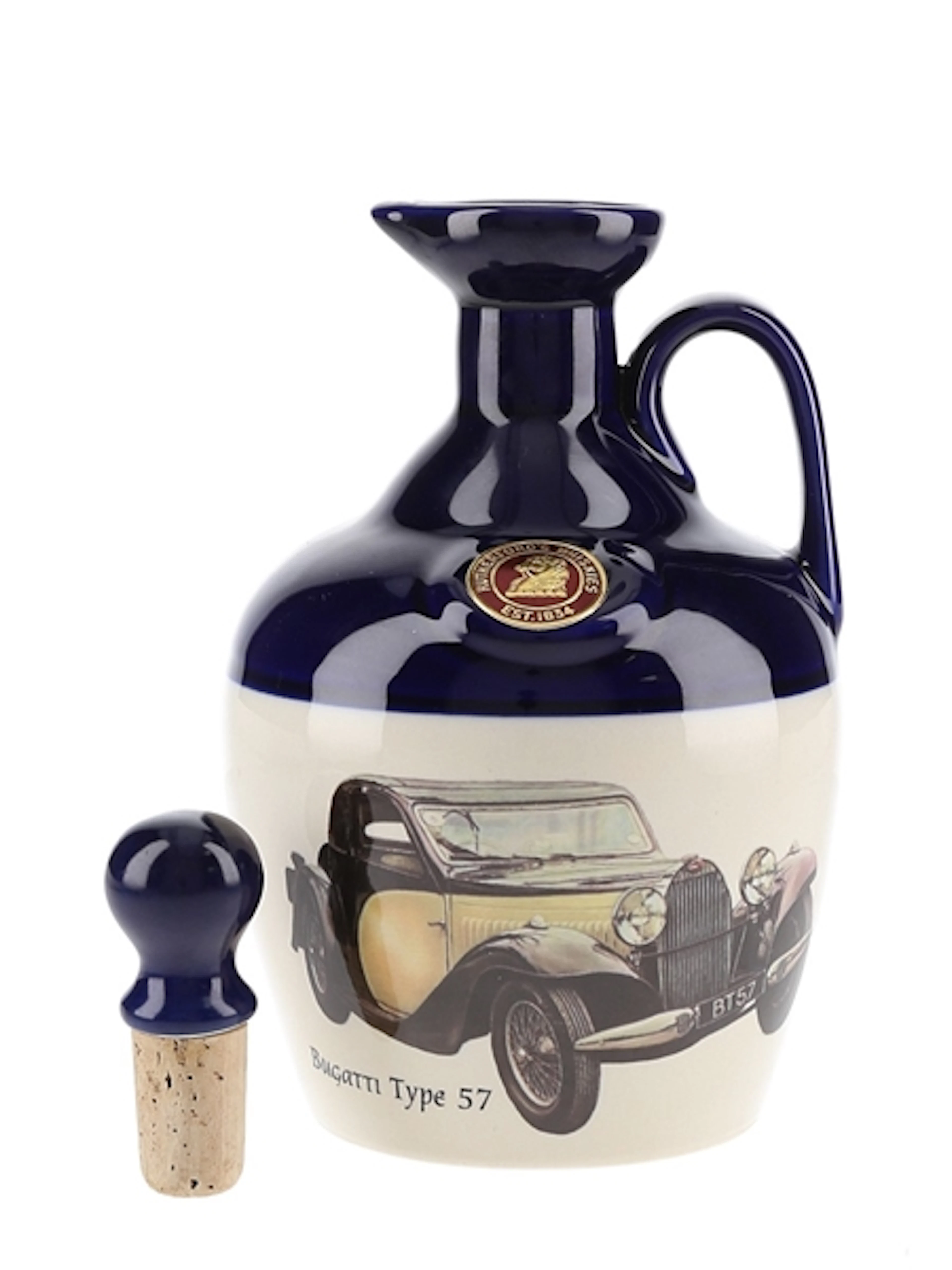 Rutherford's Ceramic Decanter Bugatti Type 57 70cl / 40%