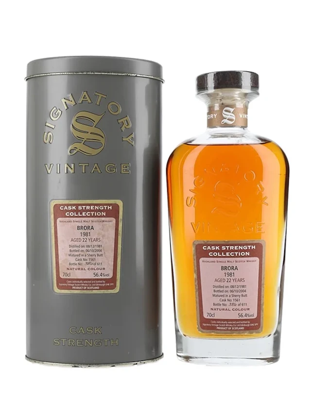 Brora 1981 22 Year Old Bottled 2004 - Signatory Vintage 70cl / 56.4%