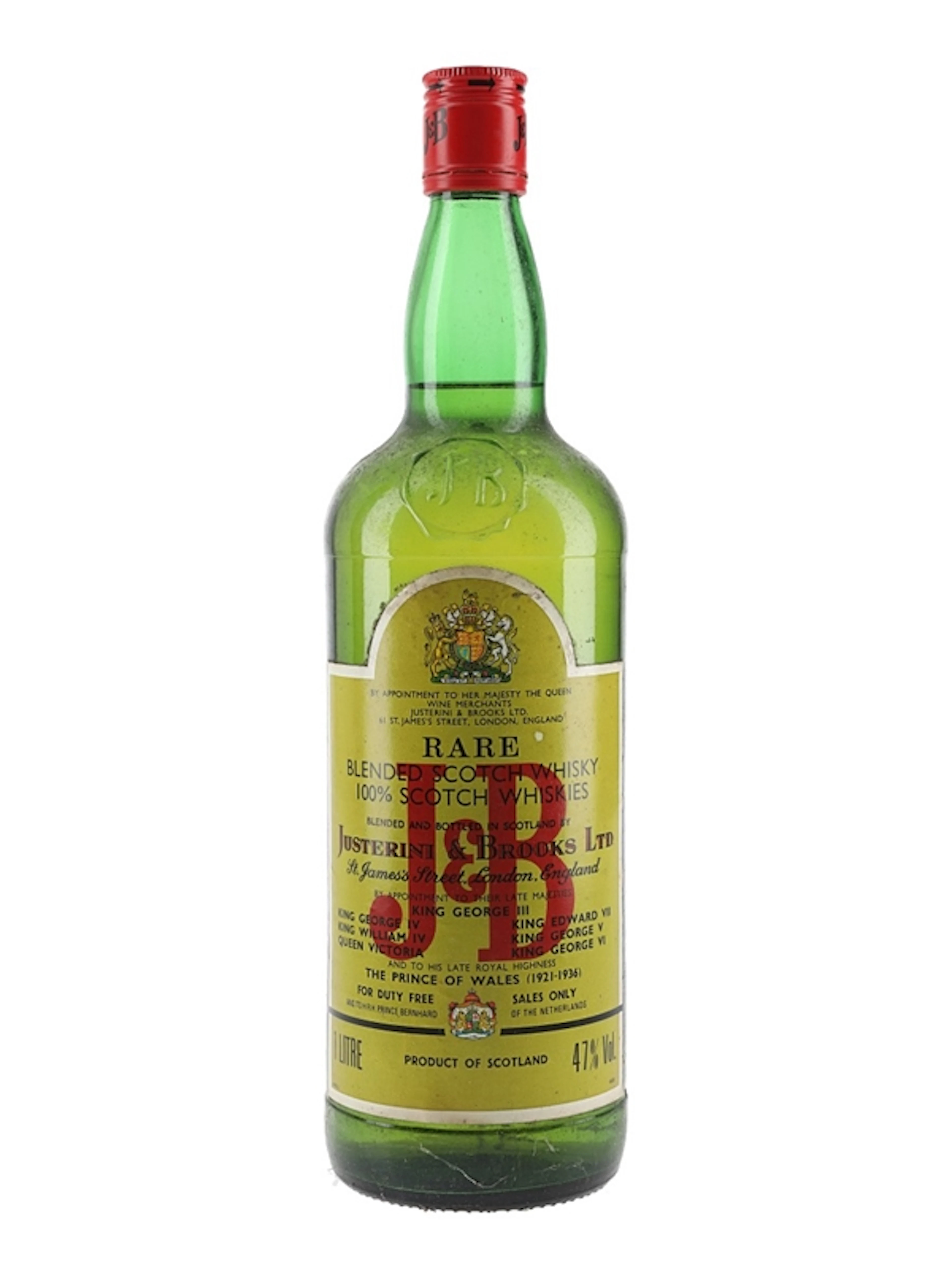 Justerini & Brooks Rare Bottled 1980s 100cl / 47%