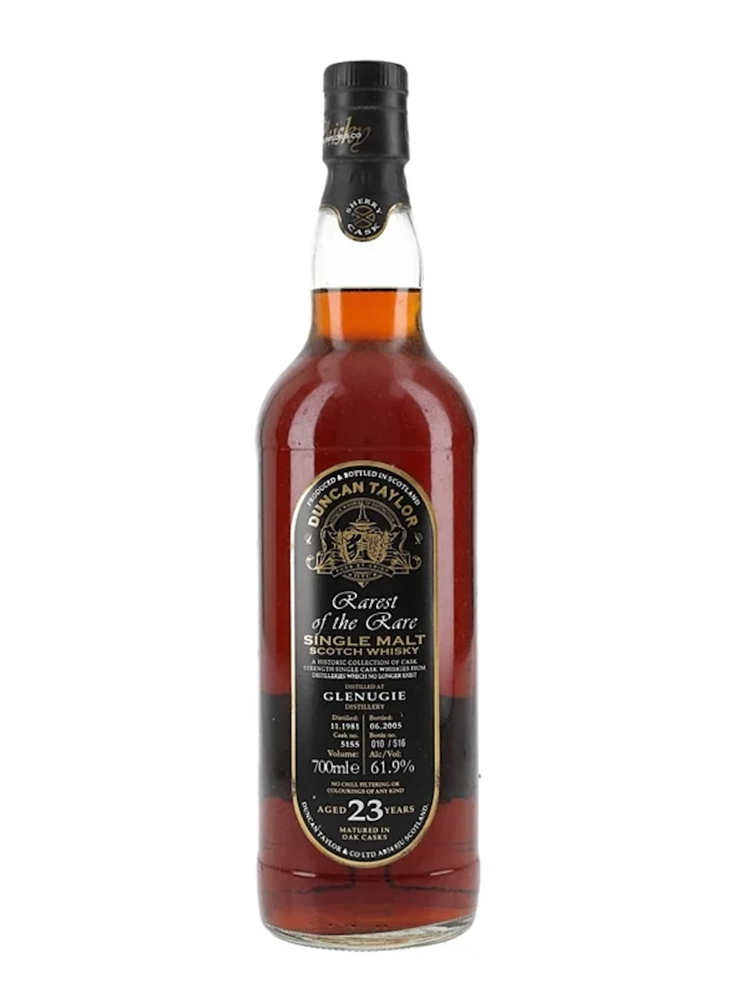 Glenugie 1981 23 Year Old Duncan Taylor Bottled 2005 - Rarest Of The