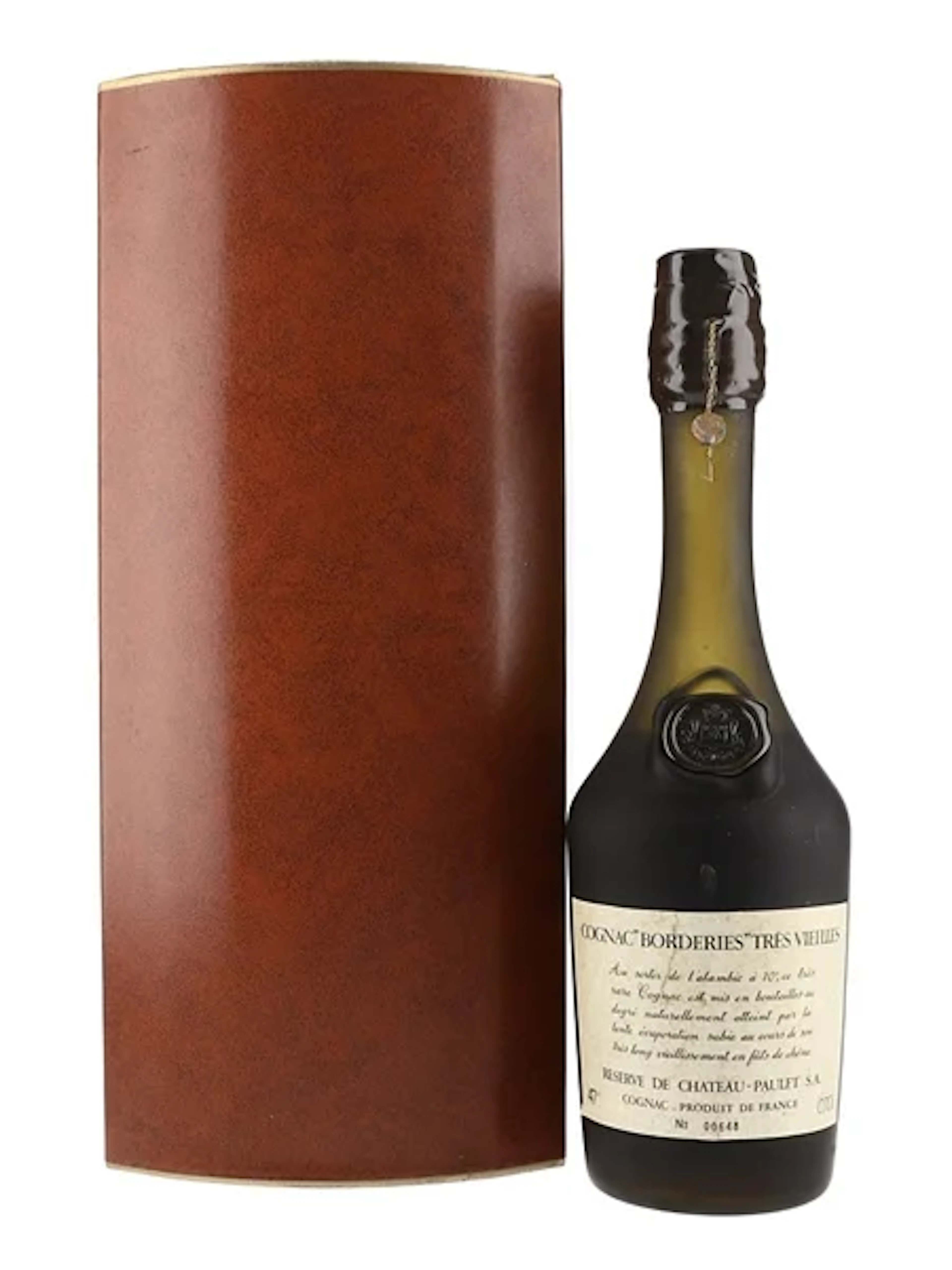 Chateau Paulet Borderies Tres Vielles Cognac Bottled 1970s-1980s 70cl / 47%
