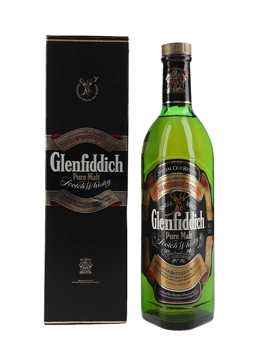 Glenfiddich Special Old Reserve Pure Malt Bottled 1980s 75cl / 40%