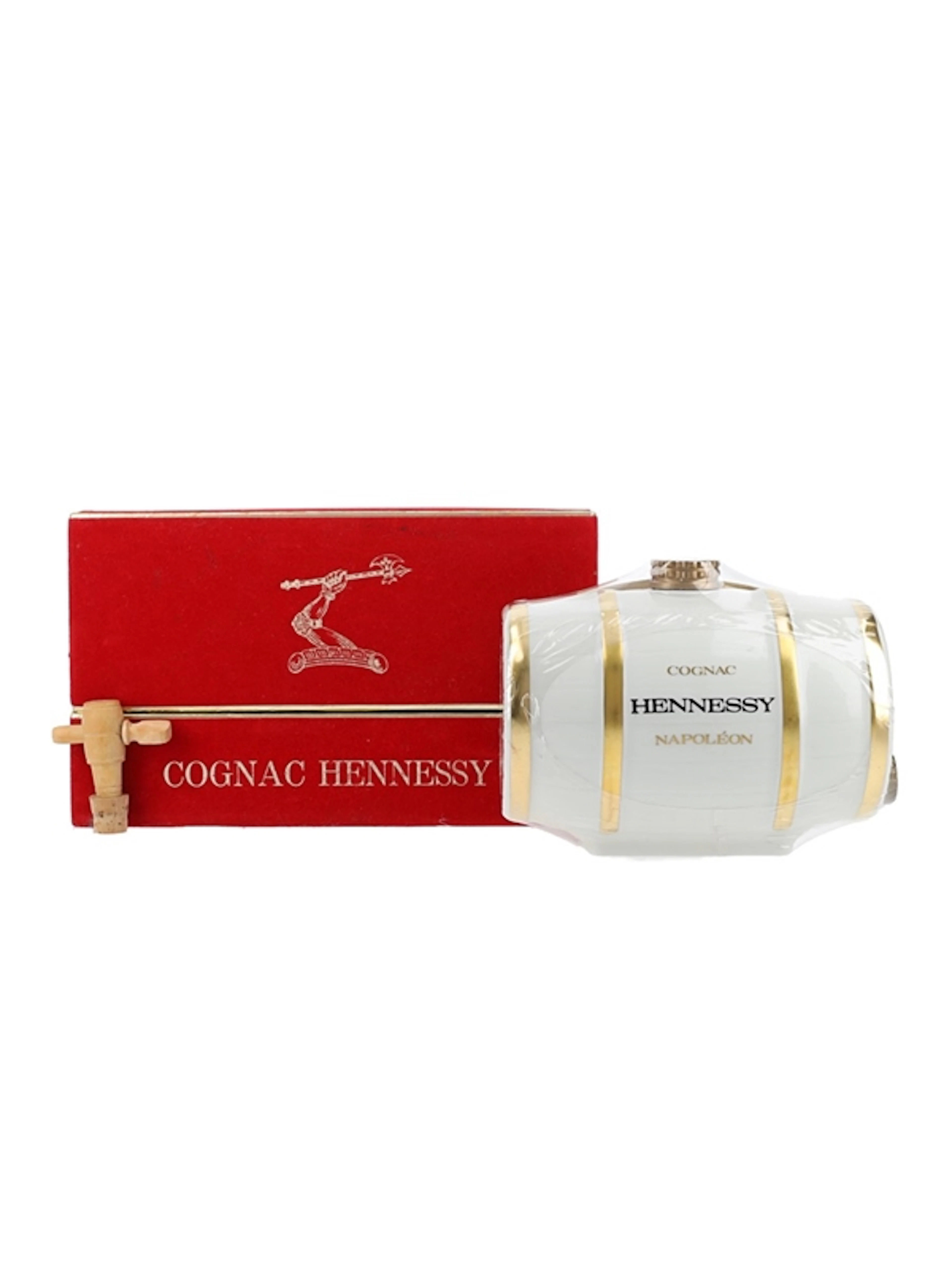 Hennessy Napoleo Bottled 1980s - Ceramic Limoges Barrel